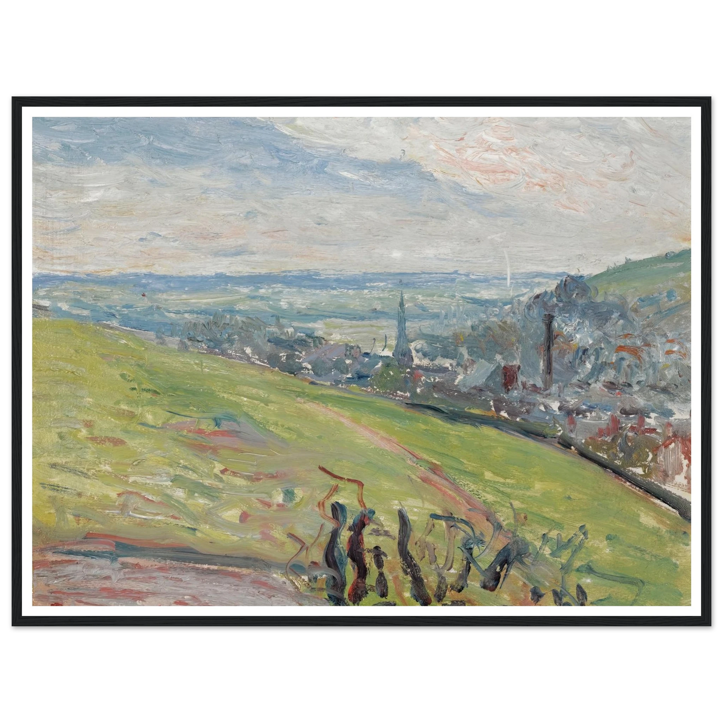 Environs De Rouen (1883) Art Print | Camille Pissarro-Quipham Collections