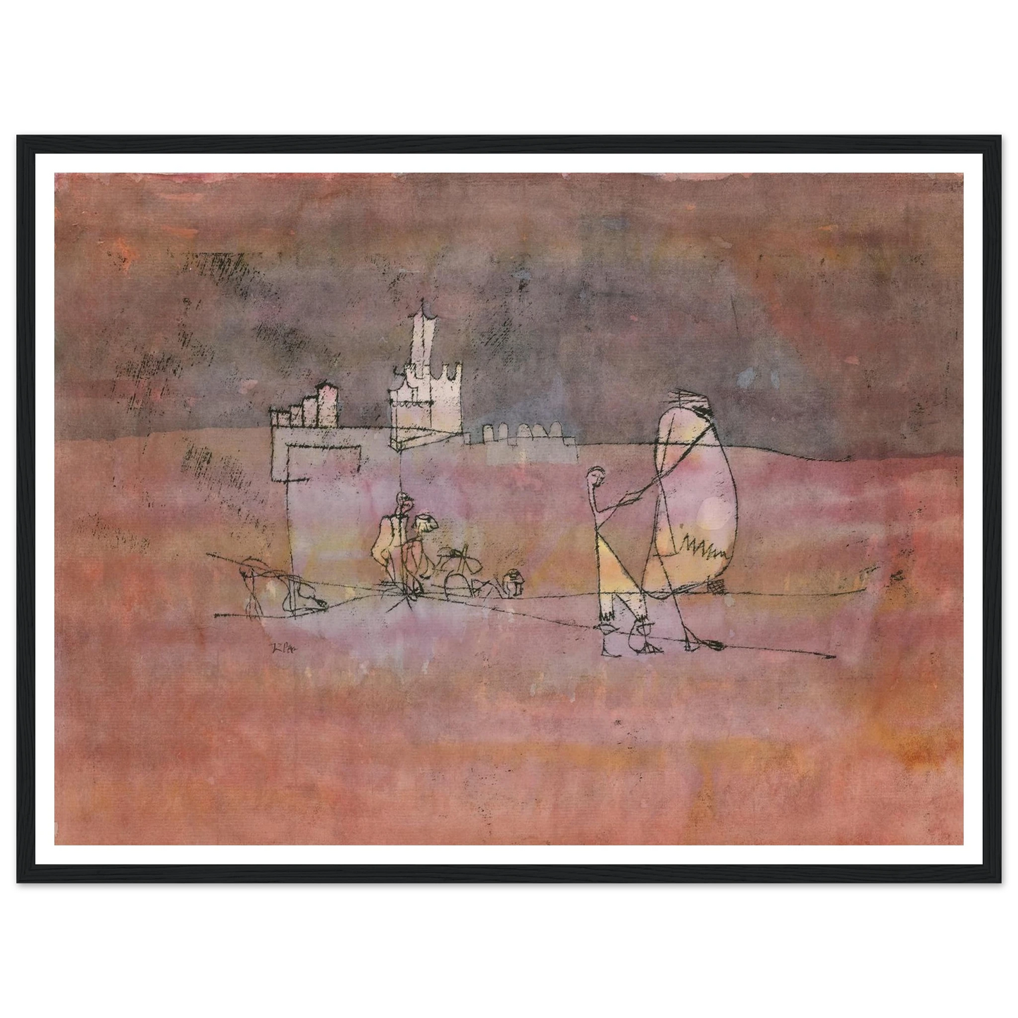 Episode Before an Arab Town (1923) Art Print | Paul Klee-Quipham Collections