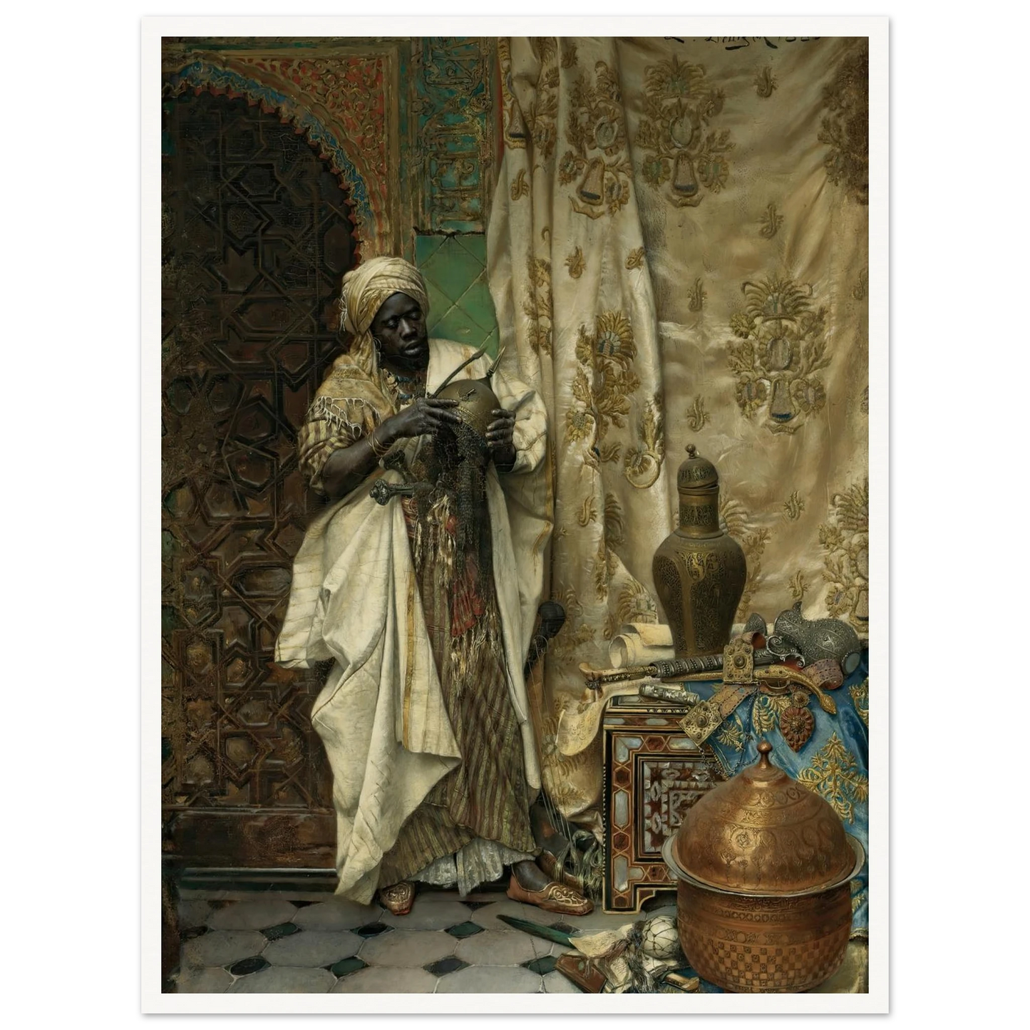 The Inspection (1883) Art Print | Ludwig Deutsch-Quipham Collections