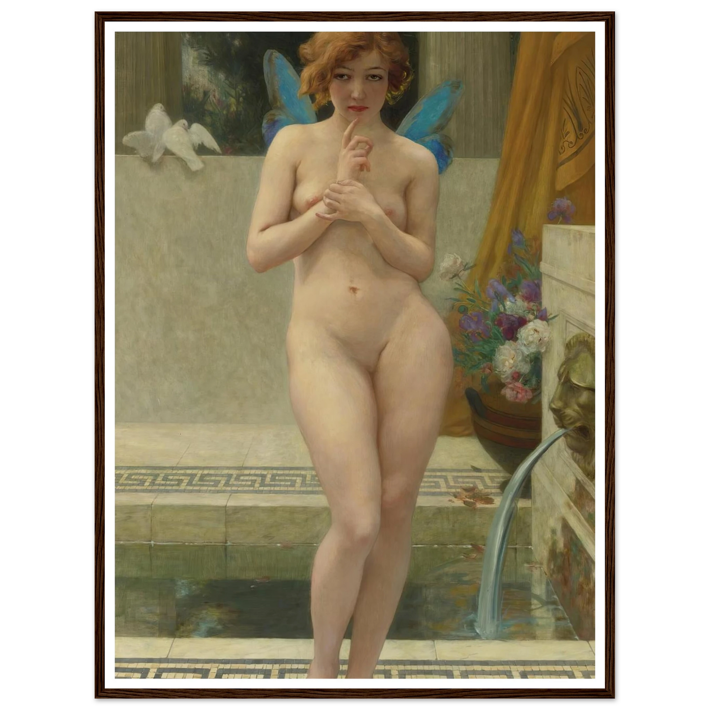 Psyche A La Fontaine Art Print | Guillaume Seignac-Quipham Collections