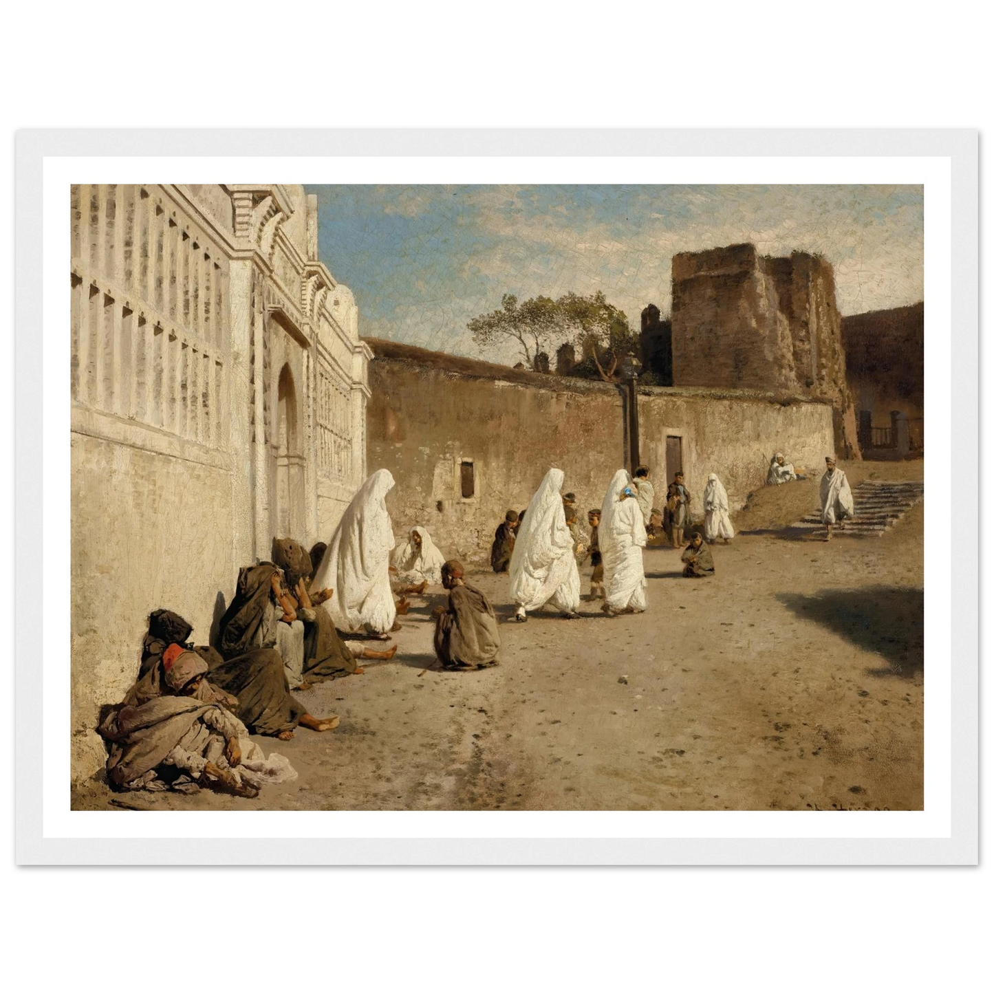 Entrance into the Alhambra, Spain Art Print | Hermann Ottomar Herzog-Quipham Collections