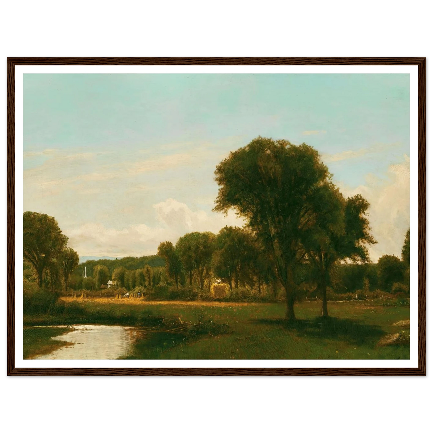 Medfield Landscape (circa 1868-69) Art Print | George Inness-Quipham Collections