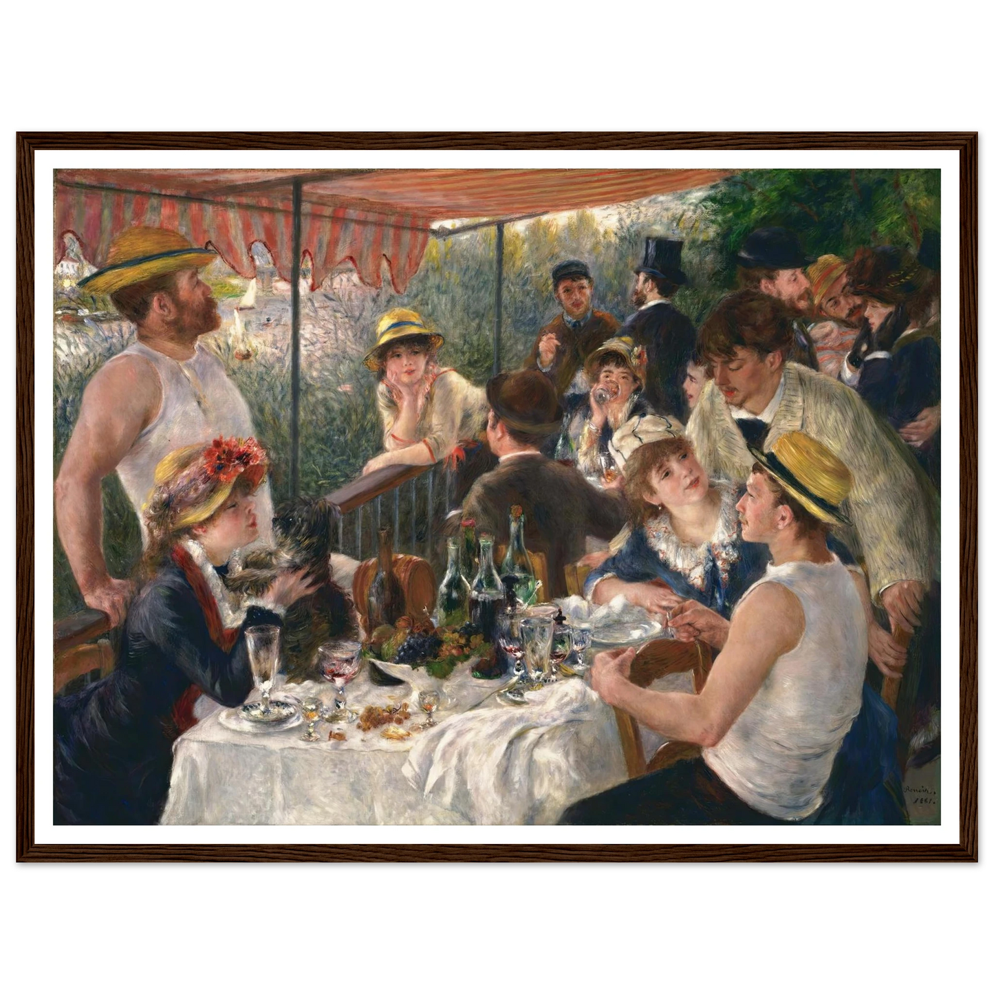 Luncheon of the Boating Party Art Print | Pierre Auguste Renoir-Quipham Collections