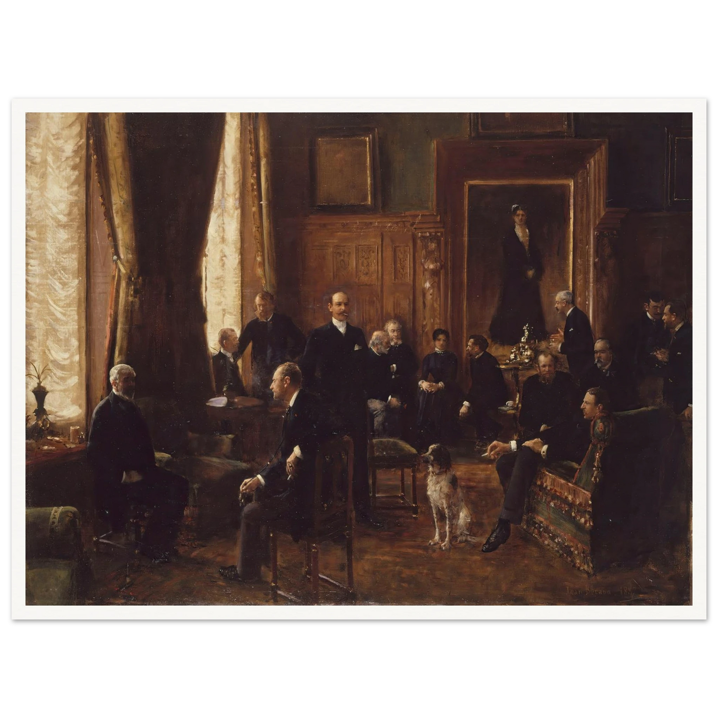 Le salon de la comtesse Potocka (1887) Art Print | Jean Beraud-Quipham Collections