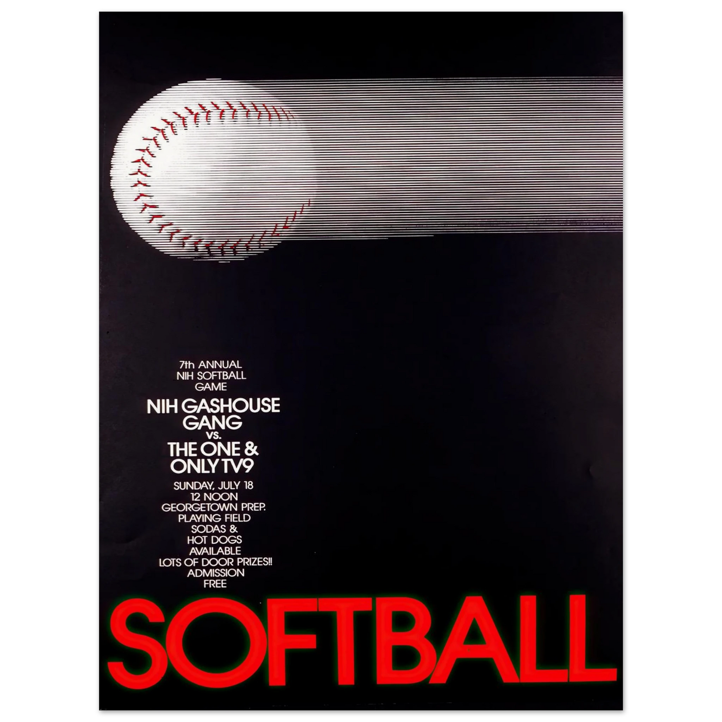 Softball (1982) Art Print | National Institutes of Health-Quipham Collections
