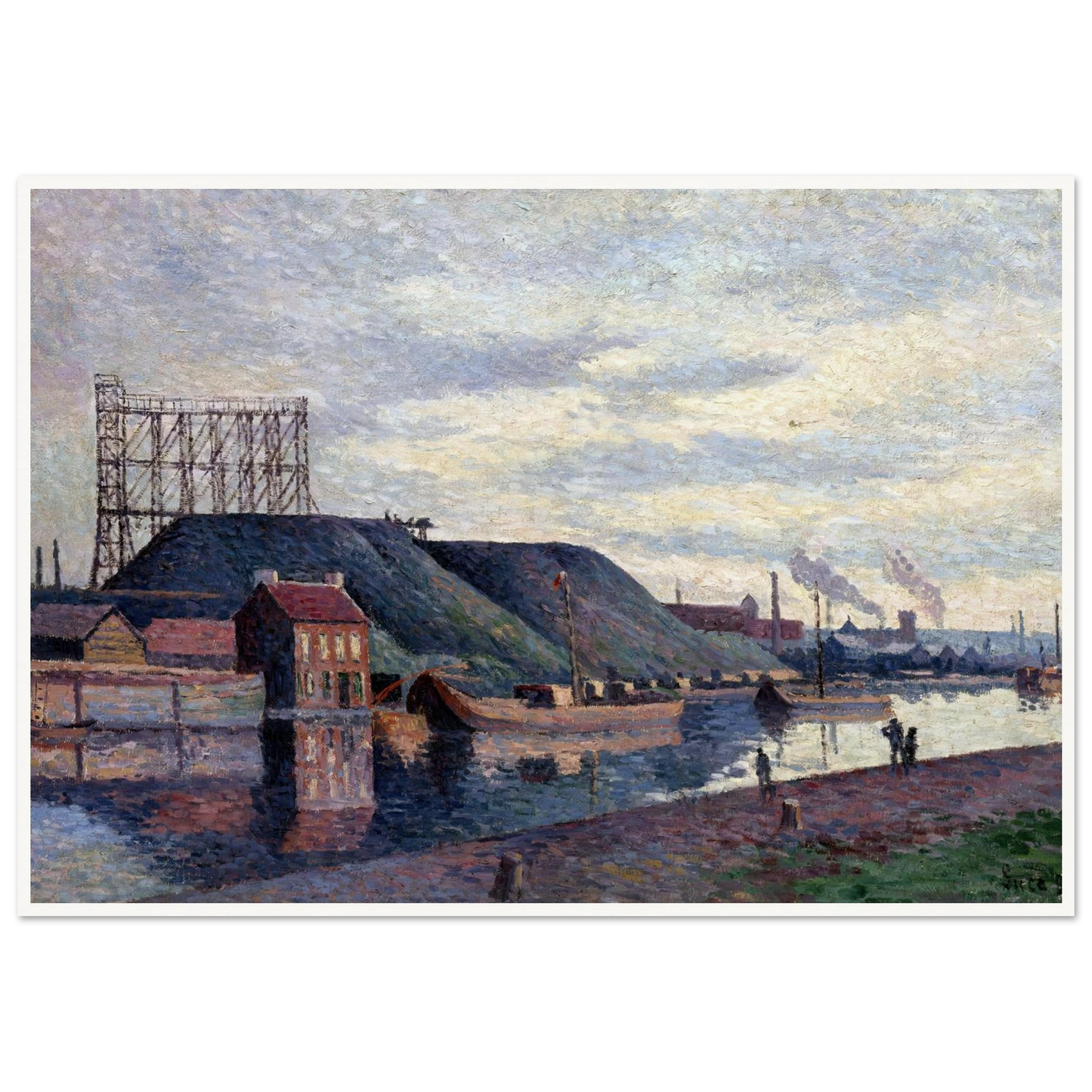 Les terrils de Sacré Madame (1897) Art Print | Maximilien Luce-Quipham Collections