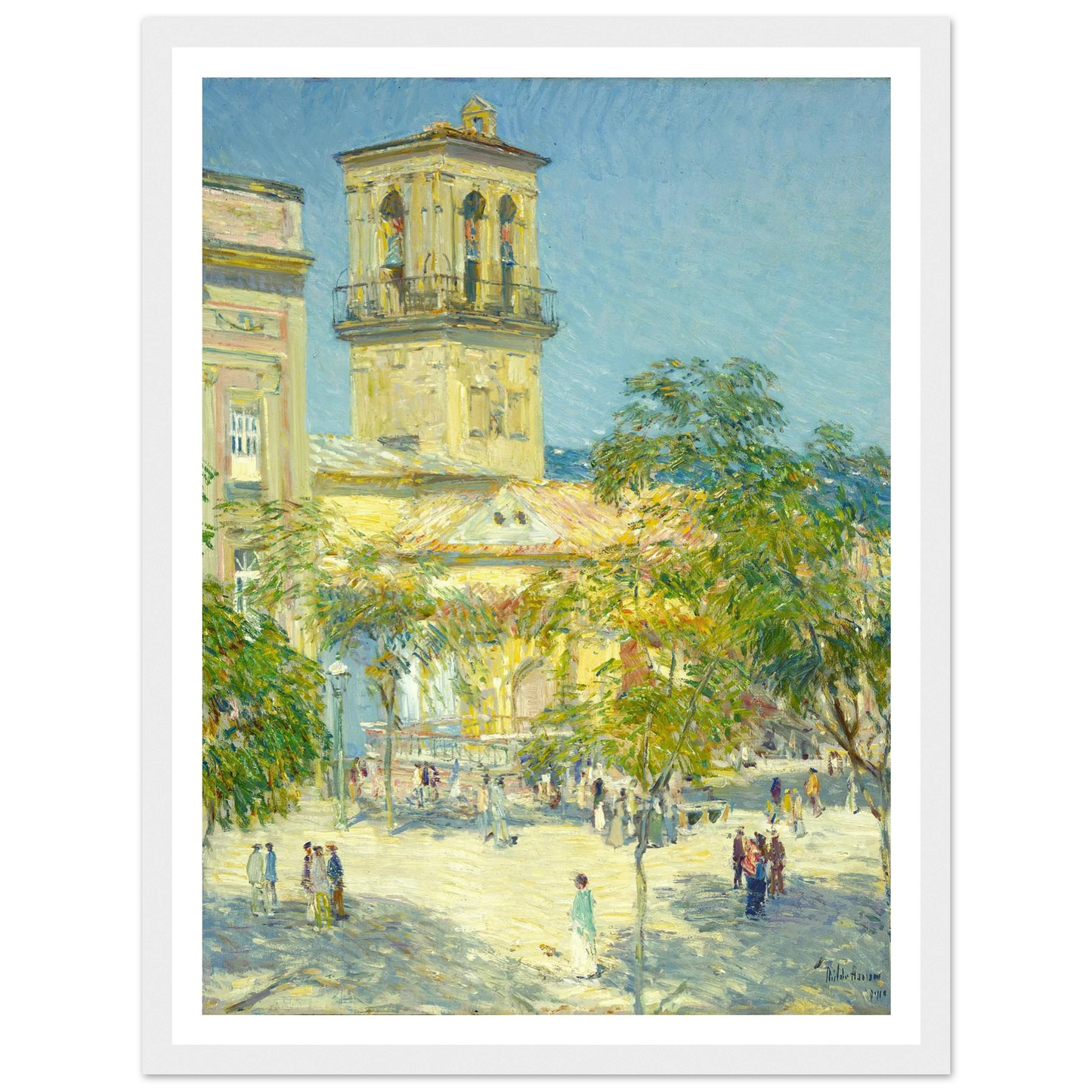 Street of the Great Captain, Córdoba (1910) Art Print | Childe Hassam-Quipham Collections
