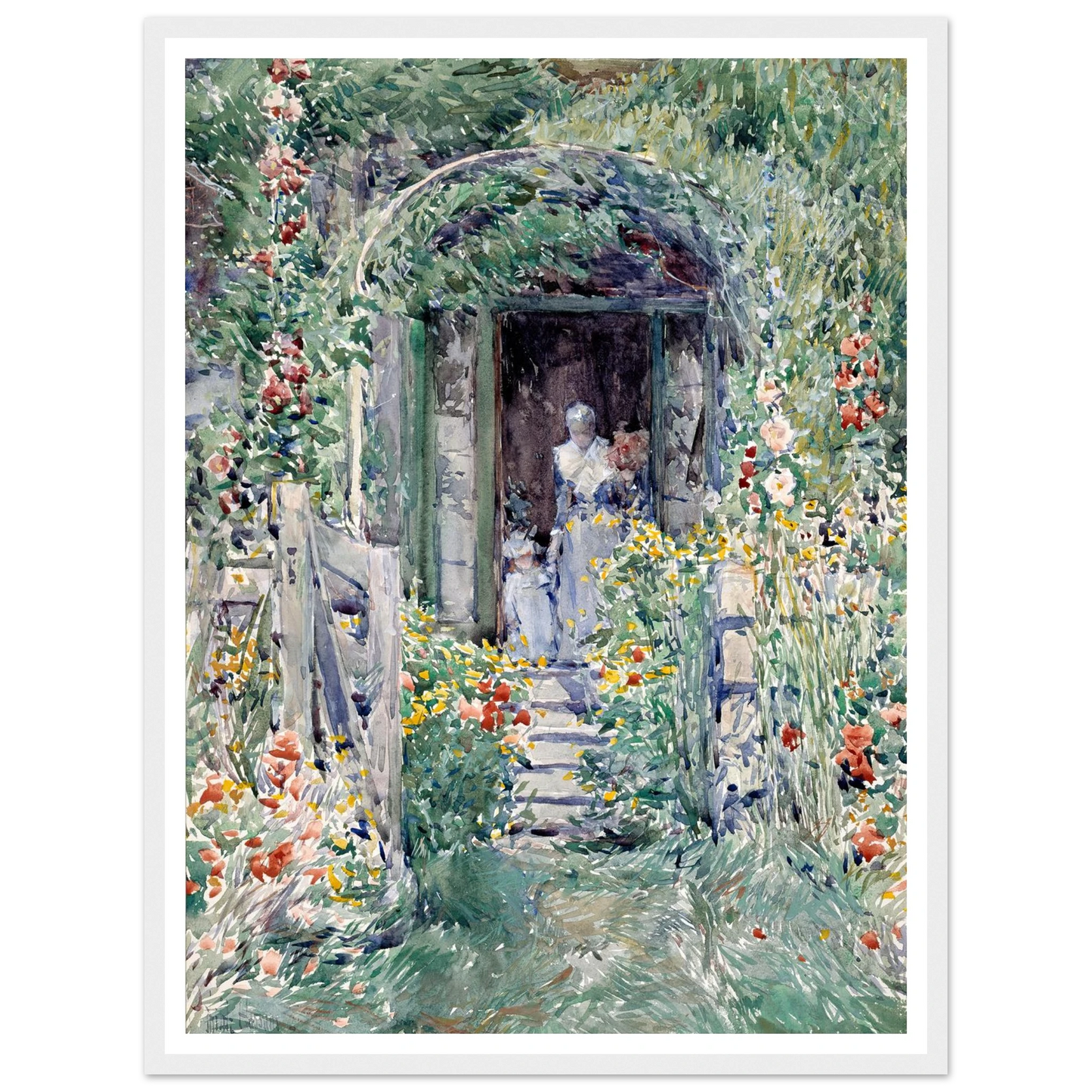 The Garden in Its Glory (1892) Art Print | Childe Hassam-Quipham Collections