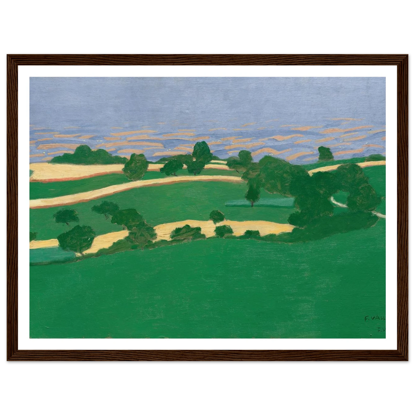 Corn Fields (1900) Art Print | Felix Vallotton-Quipham Collections