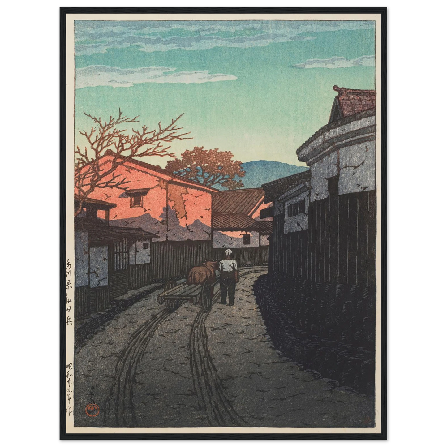 Kagawa-ken Wadahama (Wadahama in Kagawa Prefecture) (1954) Art Print | Kawase Hasui-Quipham Collections