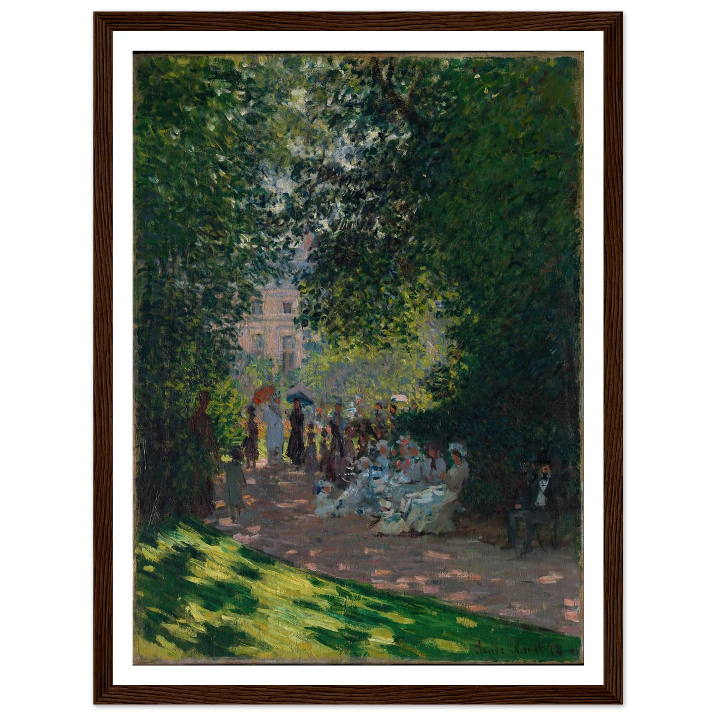 The Parc Monceau (1878) Art Print | Claude Monet-Quipham Collections