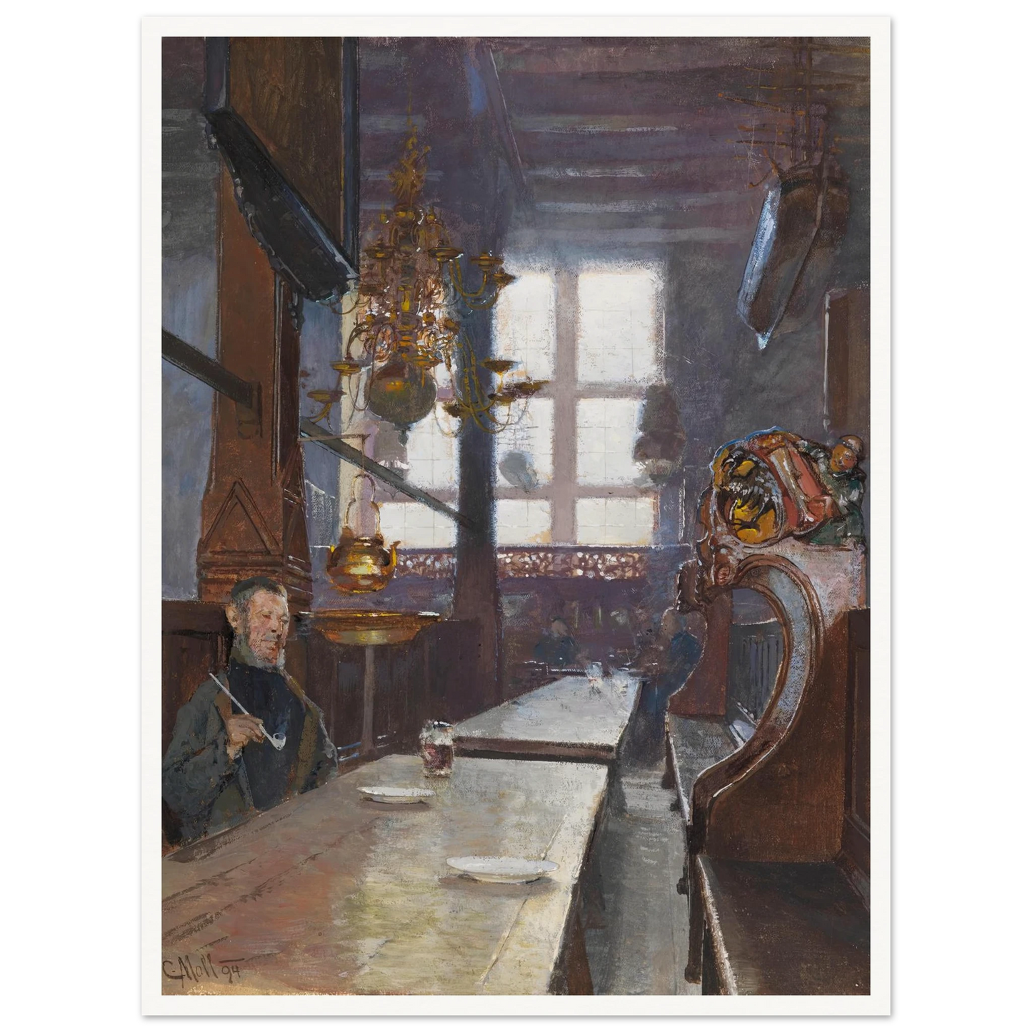 Schifferhaus in Lübeck (1894) Art Print | Carl Moll-Quipham Collections