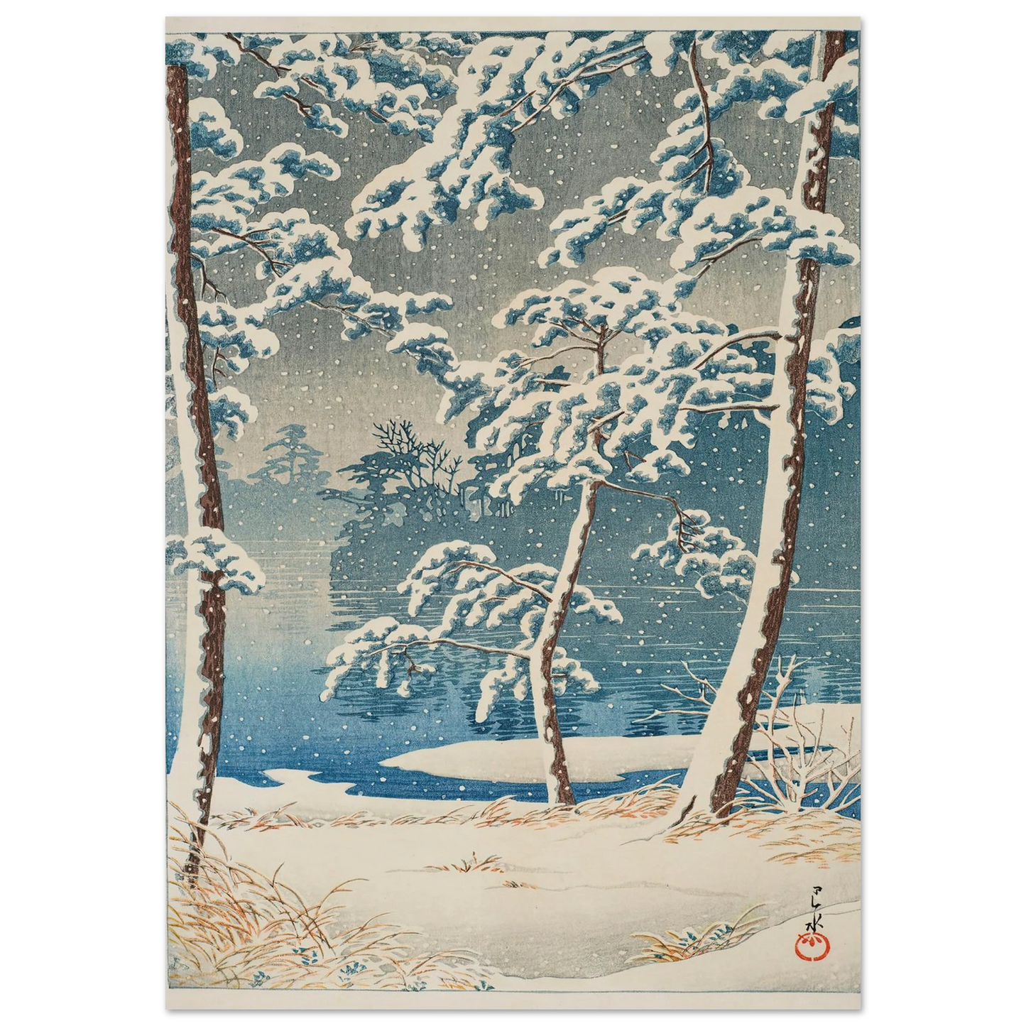 Senzokuike (Senzoku Pond) (1928) Art Print | Kawase Hasui-Quipham Collections
