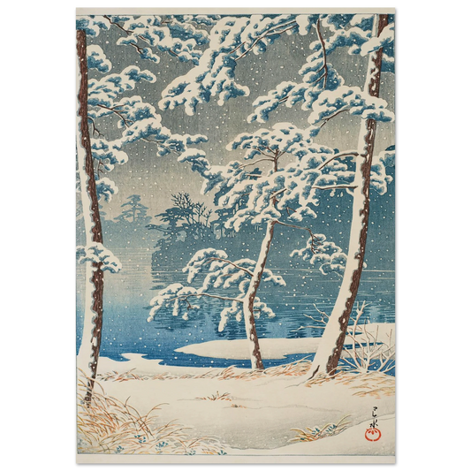 Senzokuike (Senzoku Pond) (1928) Art Print | Kawase Hasui-Quipham Collections