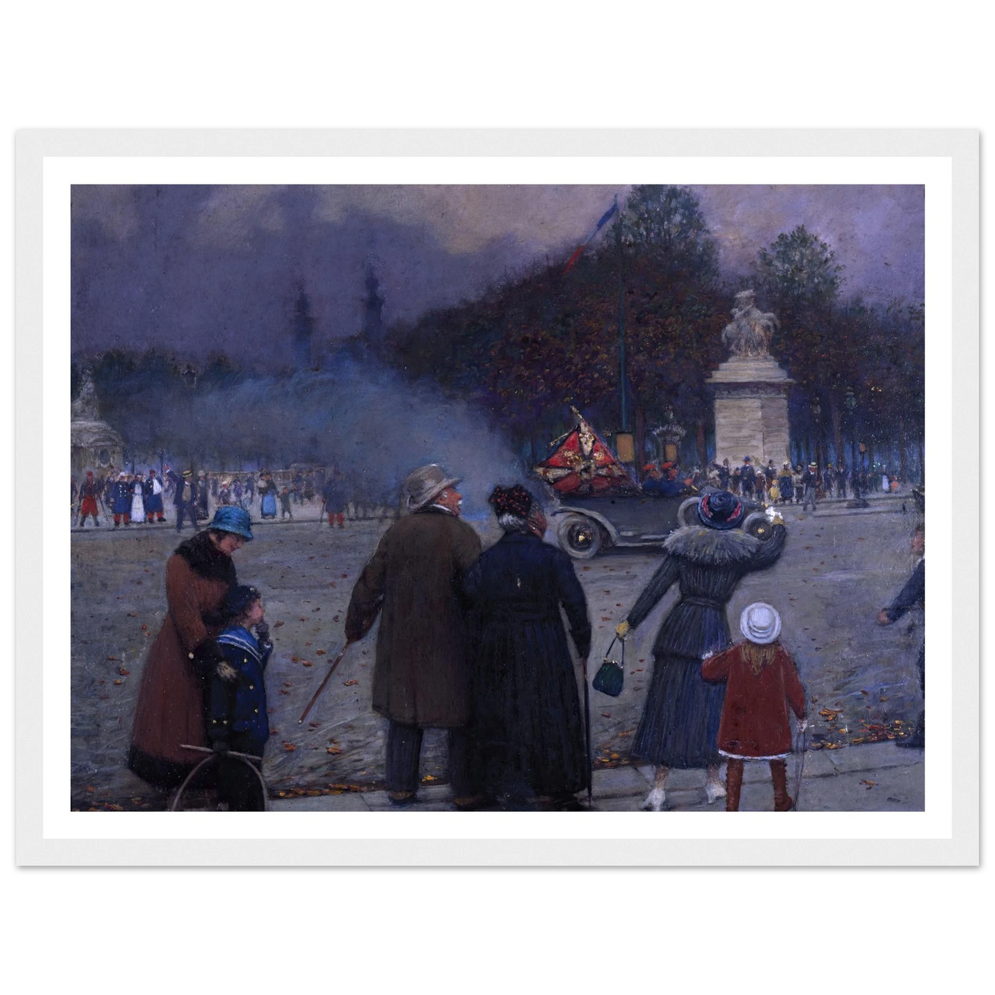 Drapeau allemand porté aux Invalides (1914) Art Print | Jean Beraud-Quipham Collections