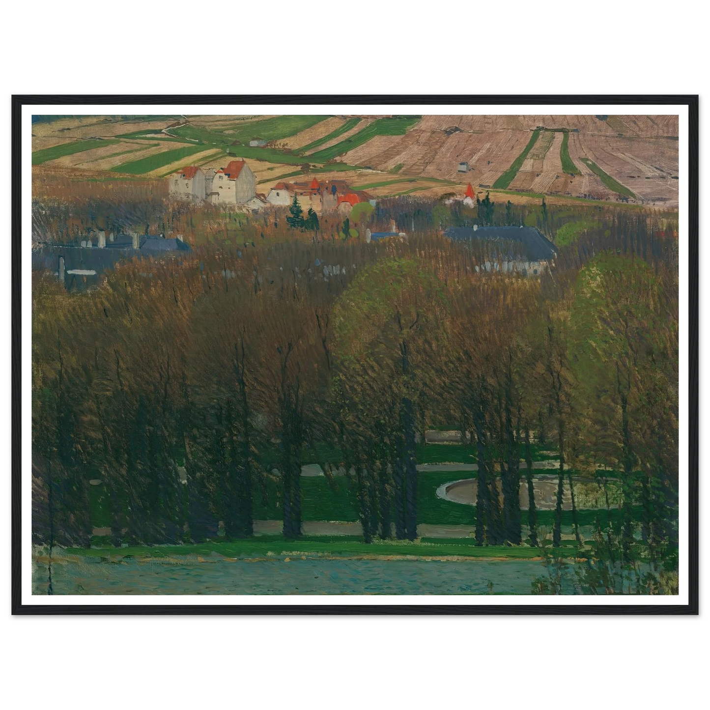 Blick von Heiligenstadt auf den Nußberg (1903) Art Print | Carl Moll-Quipham Collections