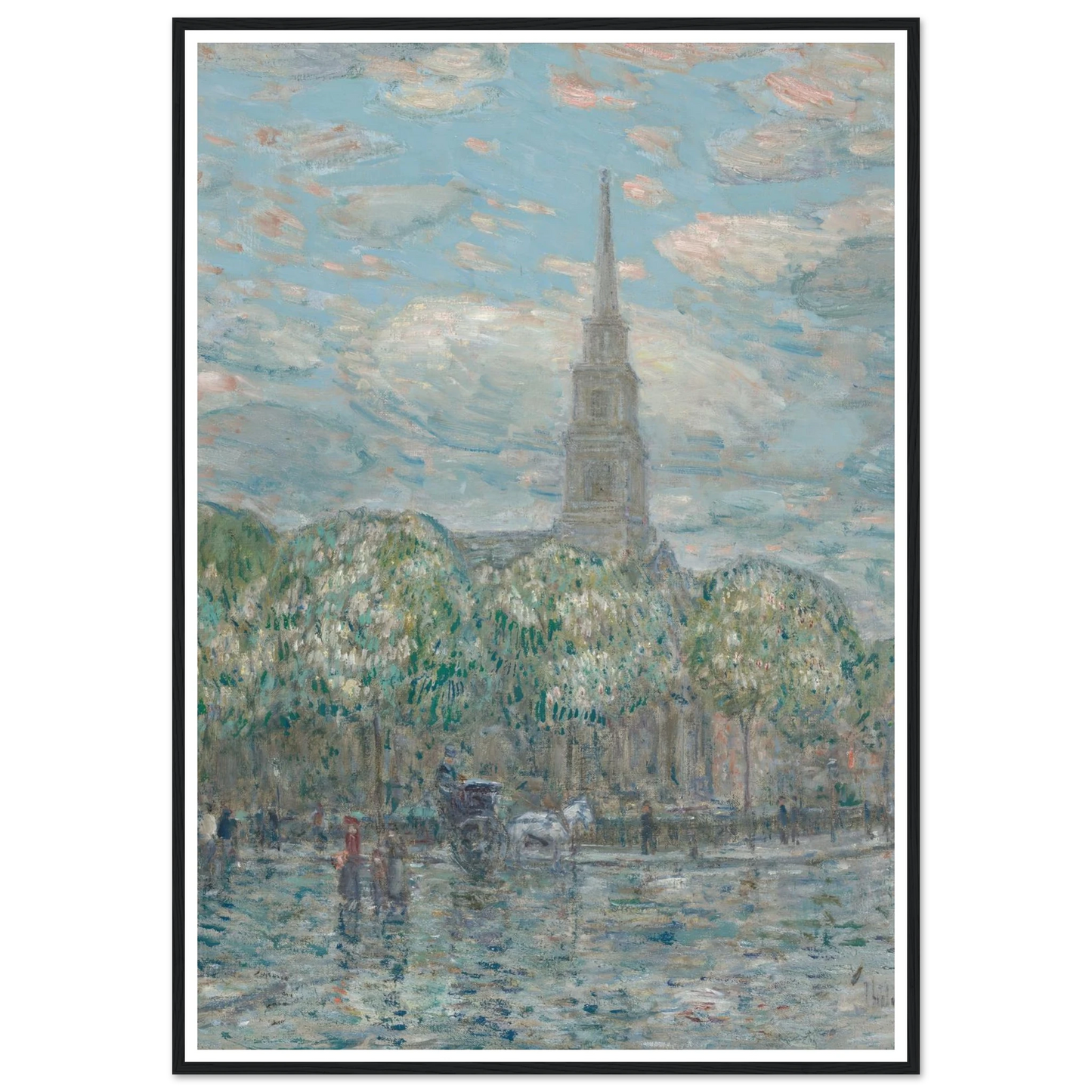 St. Mark’s in the Bowery (1910) Art Print | Childe Hassam-Quipham Collections