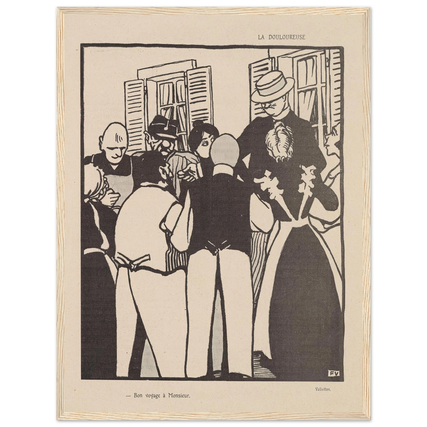 22 août 1903. Art Print | Felix Vallotton-Quipham Collections