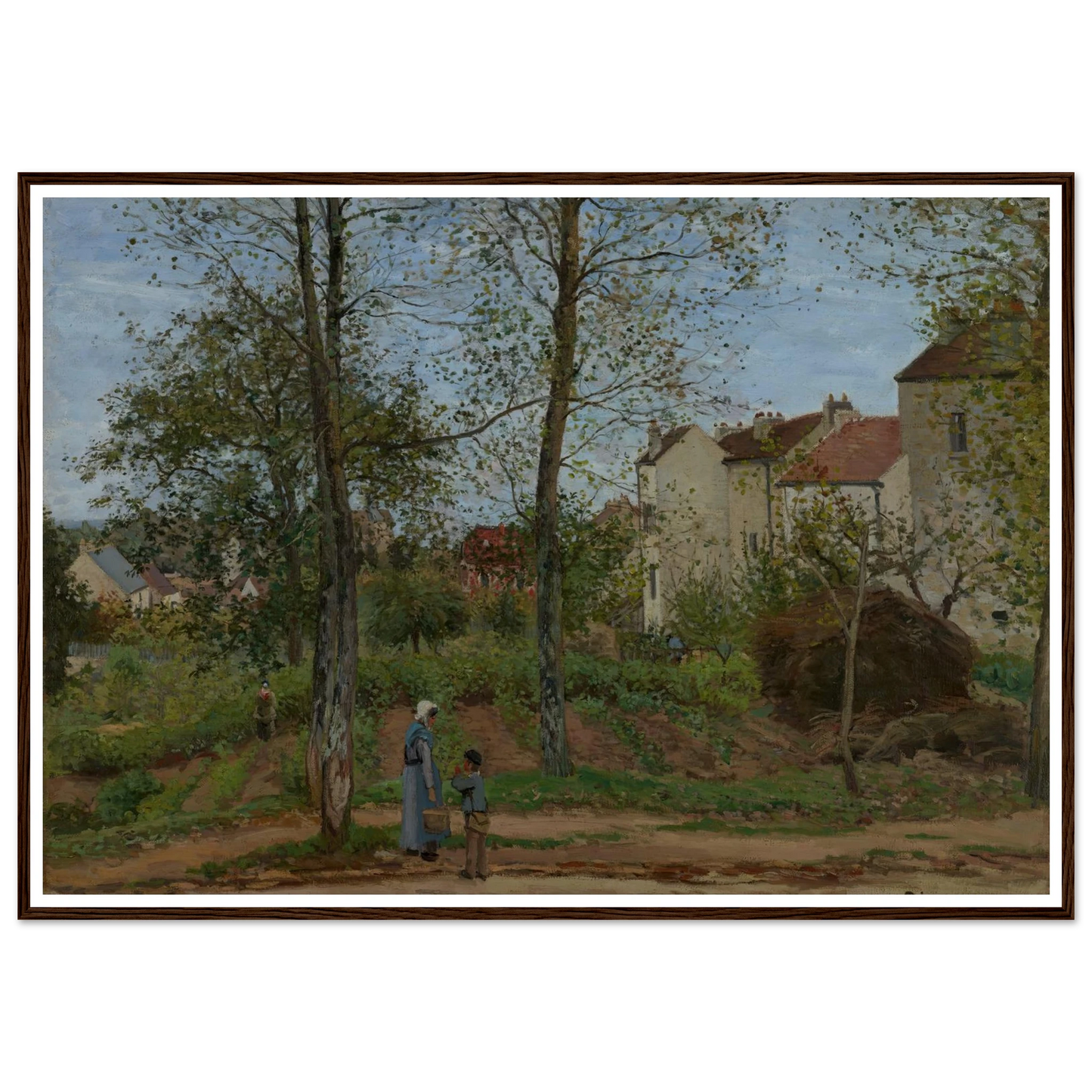 Landscape at Louveciennes (1870) Art Print | Camille Pissarro-Quipham Collections
