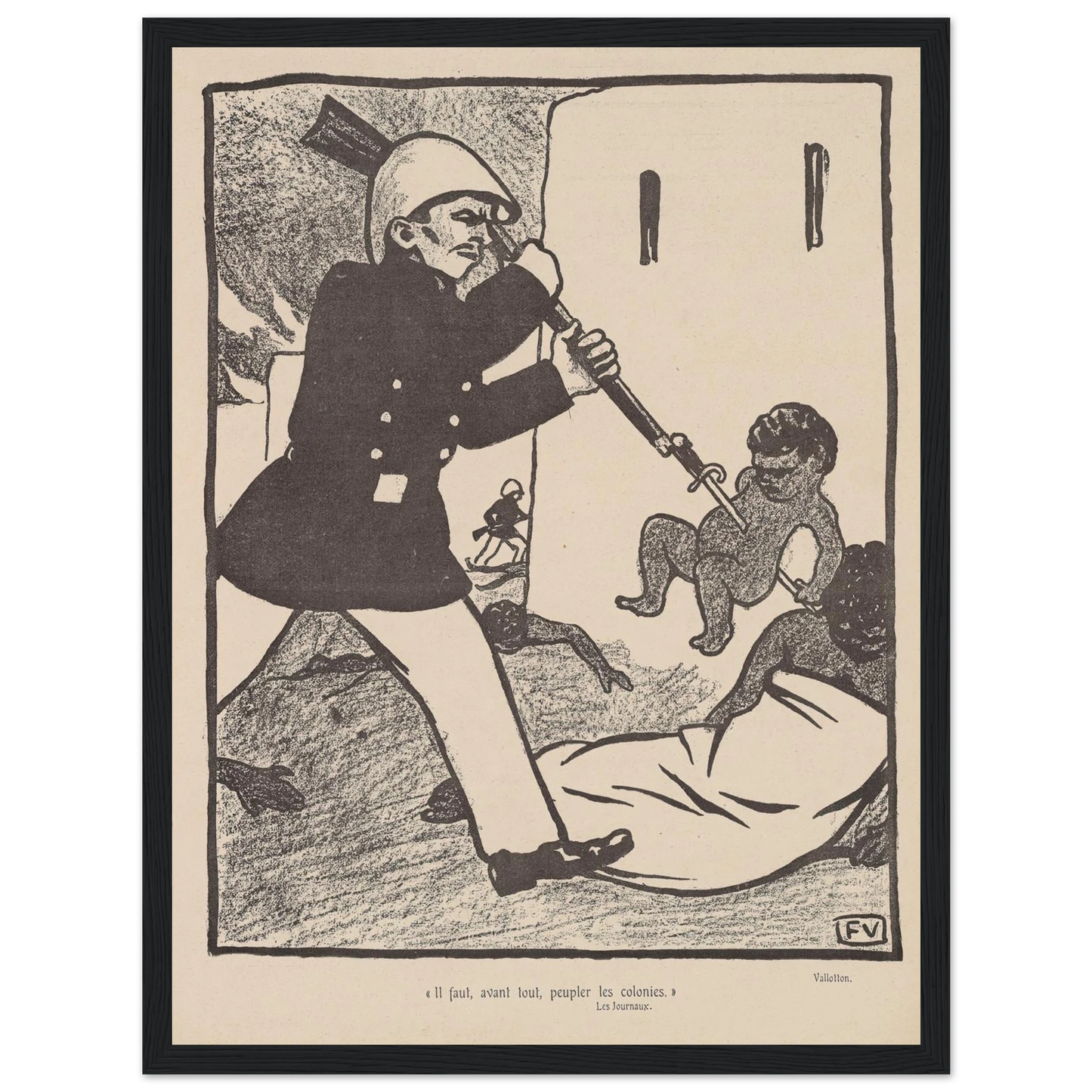 11 juillet 1903 Art Print | Felix Vallotton-Quipham Collections