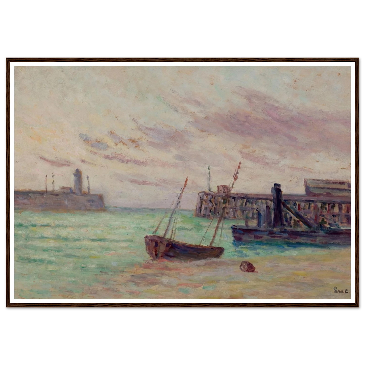 Le Entrée du Port Art Print | Maximilien Luce-Quipham Collections