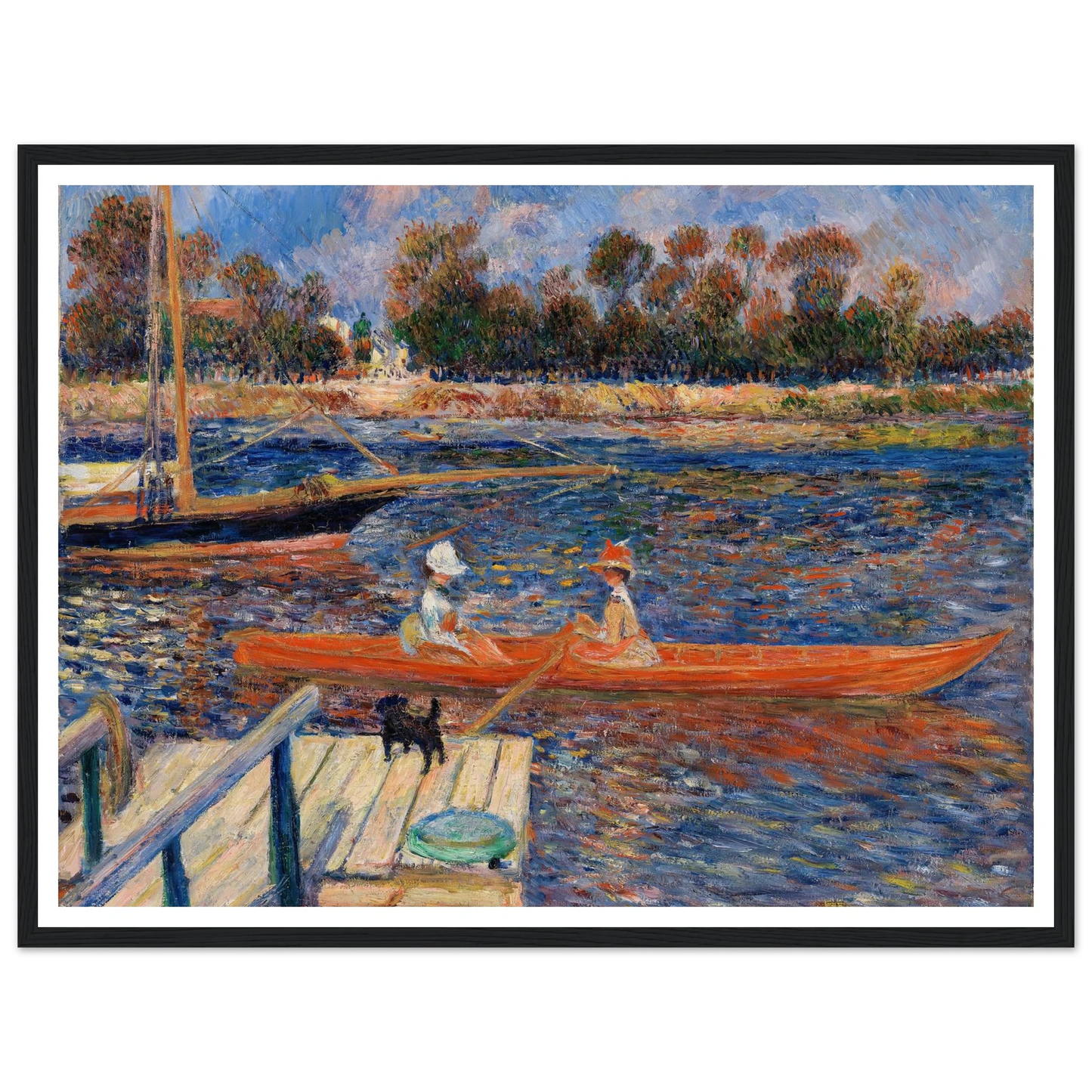 The Seine at Argenteuil (La Seine à Argenteuil) (1888) Art Print | Pierre Auguste Renoir-Quipham Collections