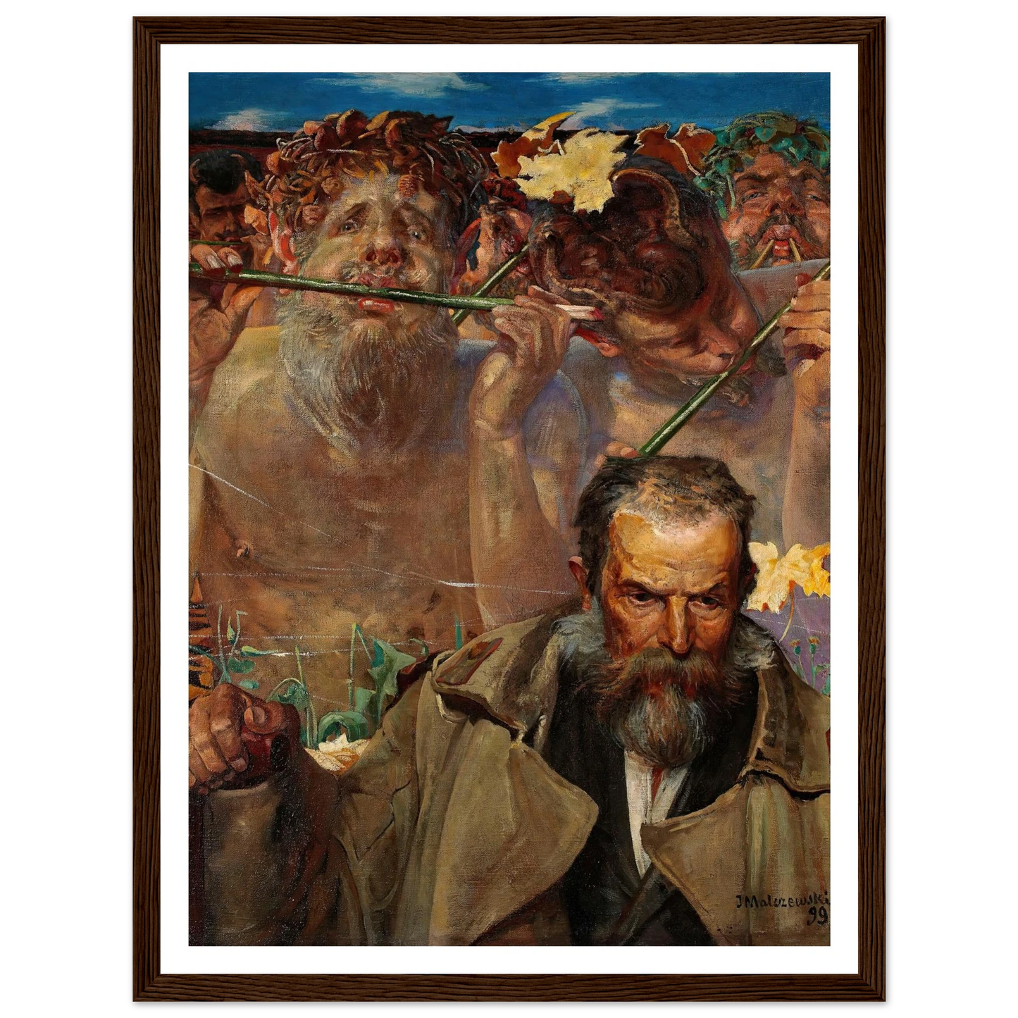 Story of a Song – Portrait of Adam Asnyk (1899) Art Print | Jacek Malczewski-Quipham Collections