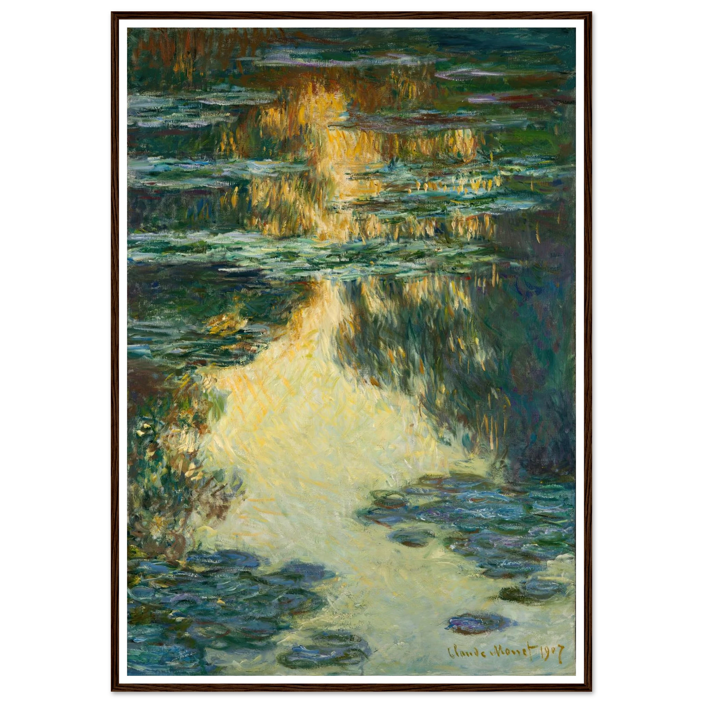 Water Lilies (1907) Art Print | Claude Monet-Quipham Collections