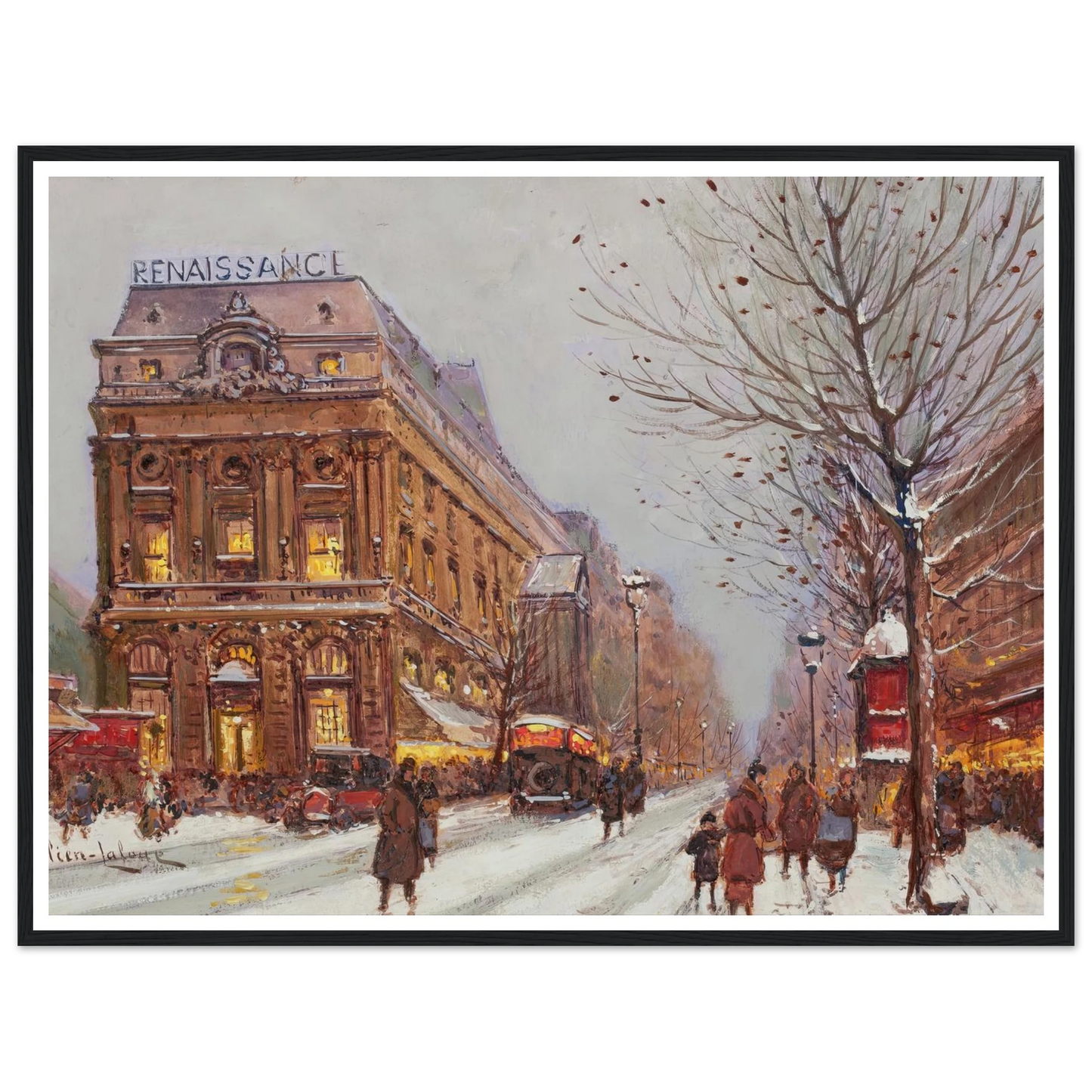Théâtre de la Renaissance Art Print | Eugene Galien Laloue-Quipham Collections