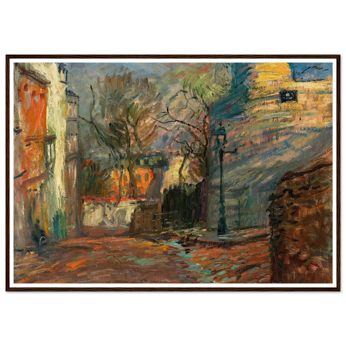 Rue à Montmartre (1901-1902) Art Print | Raoul Dufy-Quipham Collections