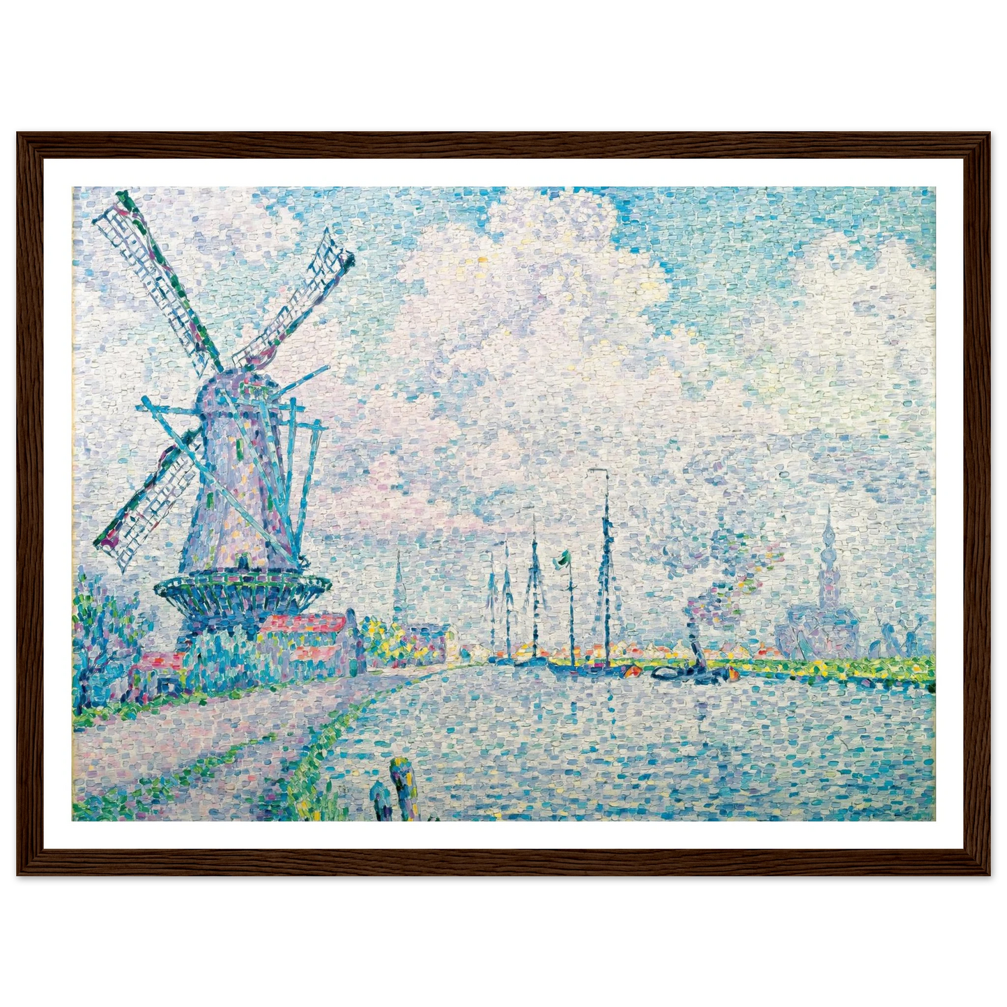 Canal of Overschie Art Print | Paul Signac-Quipham Collections