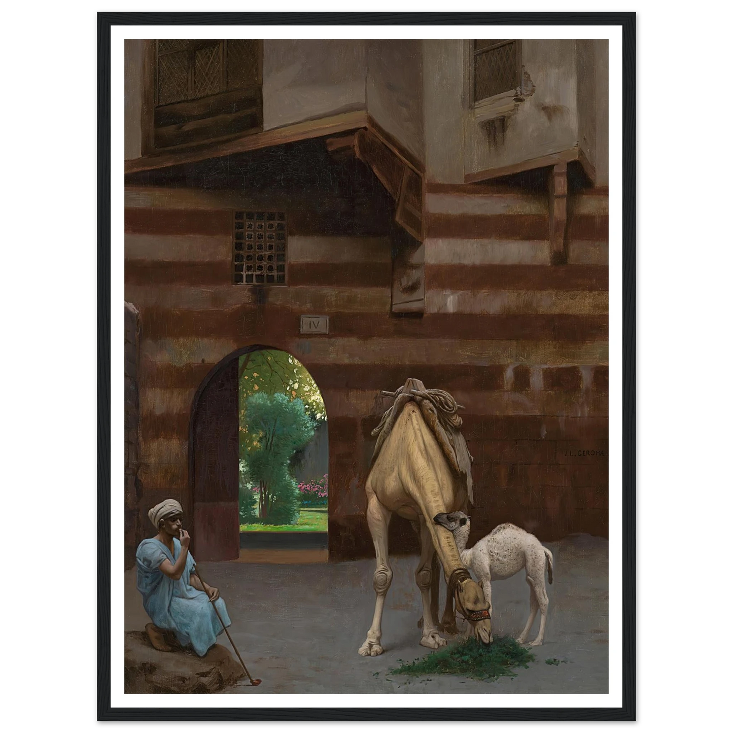 The Camel Driver Art Print | Jean Leon Gerome-Quipham Collections