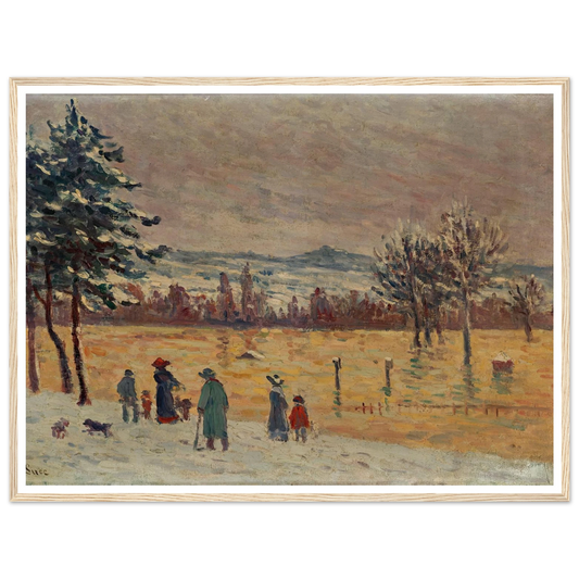 L’Inondation à Longchamp (1912) Art Print | Maximilien Luce-Quipham Collections