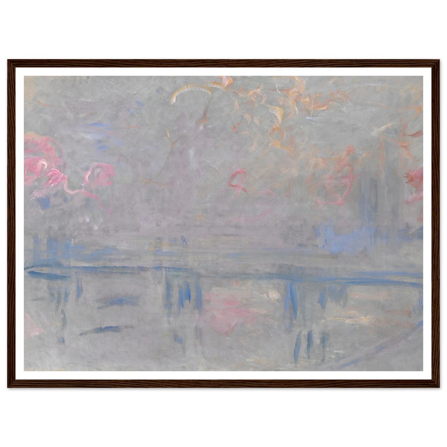 Charing Cross Bridge (1900) Art Print | Claude Monet-Quipham Collections