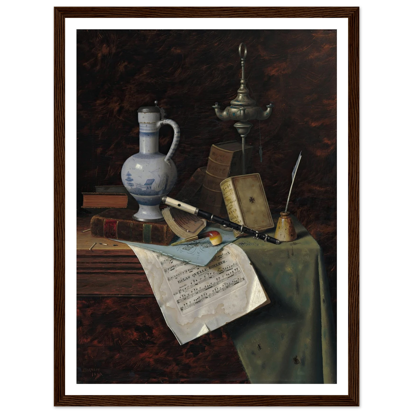 My Gems (1888) Art Print | William Michael Harnett-Quipham Collections