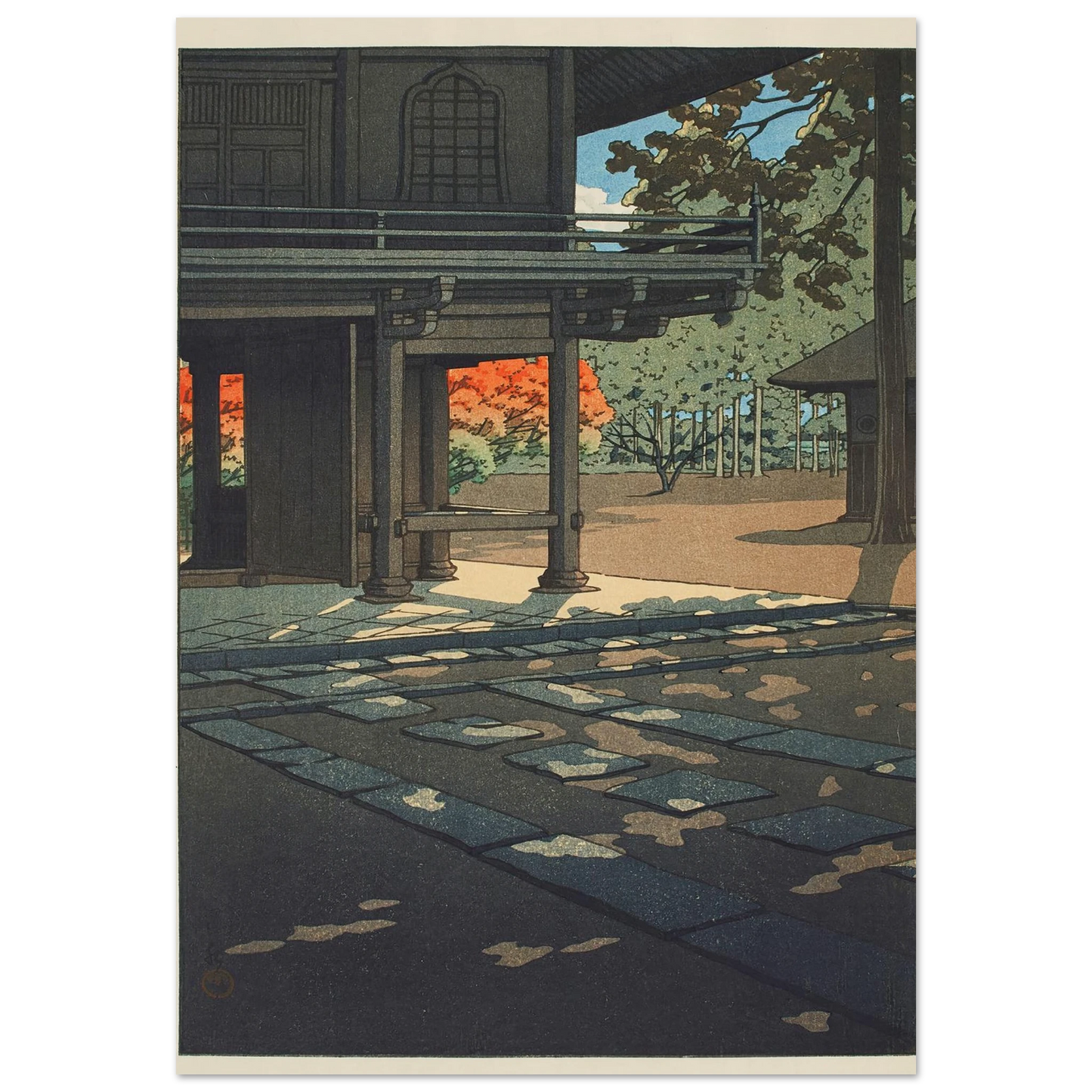 Nobidome Heirin-ji Temple (1952) Art Print | Kawase Hasui-Quipham Collections