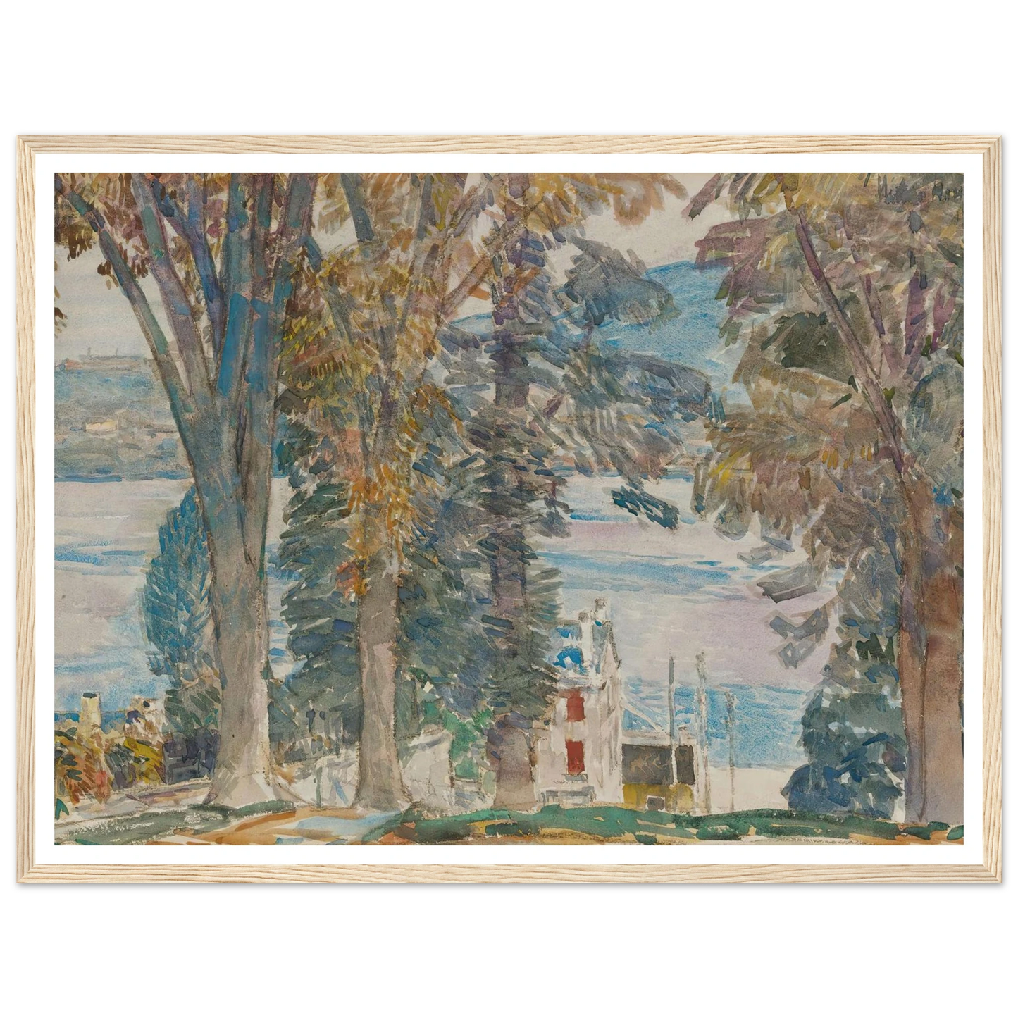 Newburgh, New York (1914) Art Print | Childe Hassam-Quipham Collections