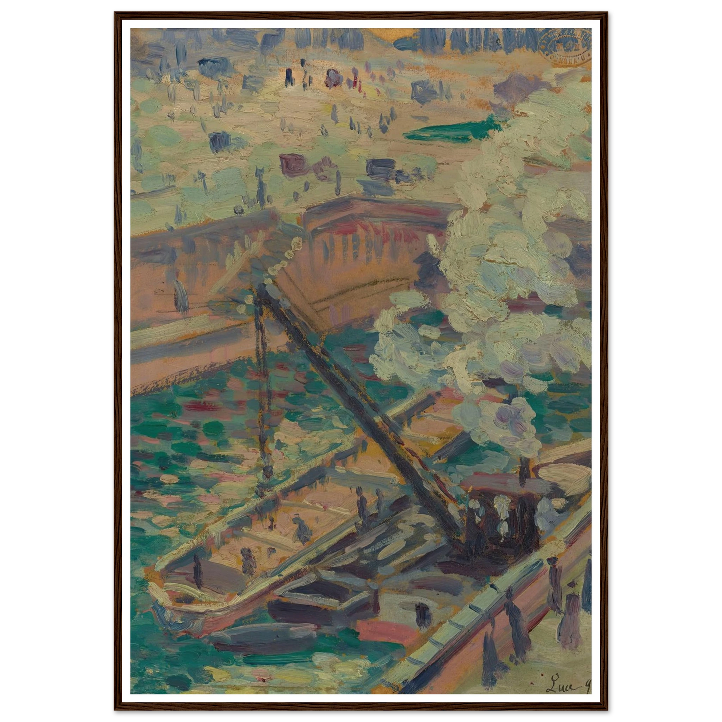 Pochade pour Notre-Dame (1899) Art Print | Maximilien Luce-Quipham Collections