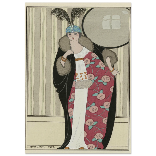 Journal des Dames et des Modes; the Fashion Illustrators (1912) Art Print | George Barbier-Quipham Collections