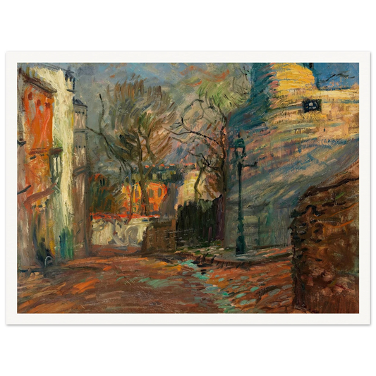 Rue à Montmartre (1901-1902) Art Print | Raoul Dufy-Quipham Collections