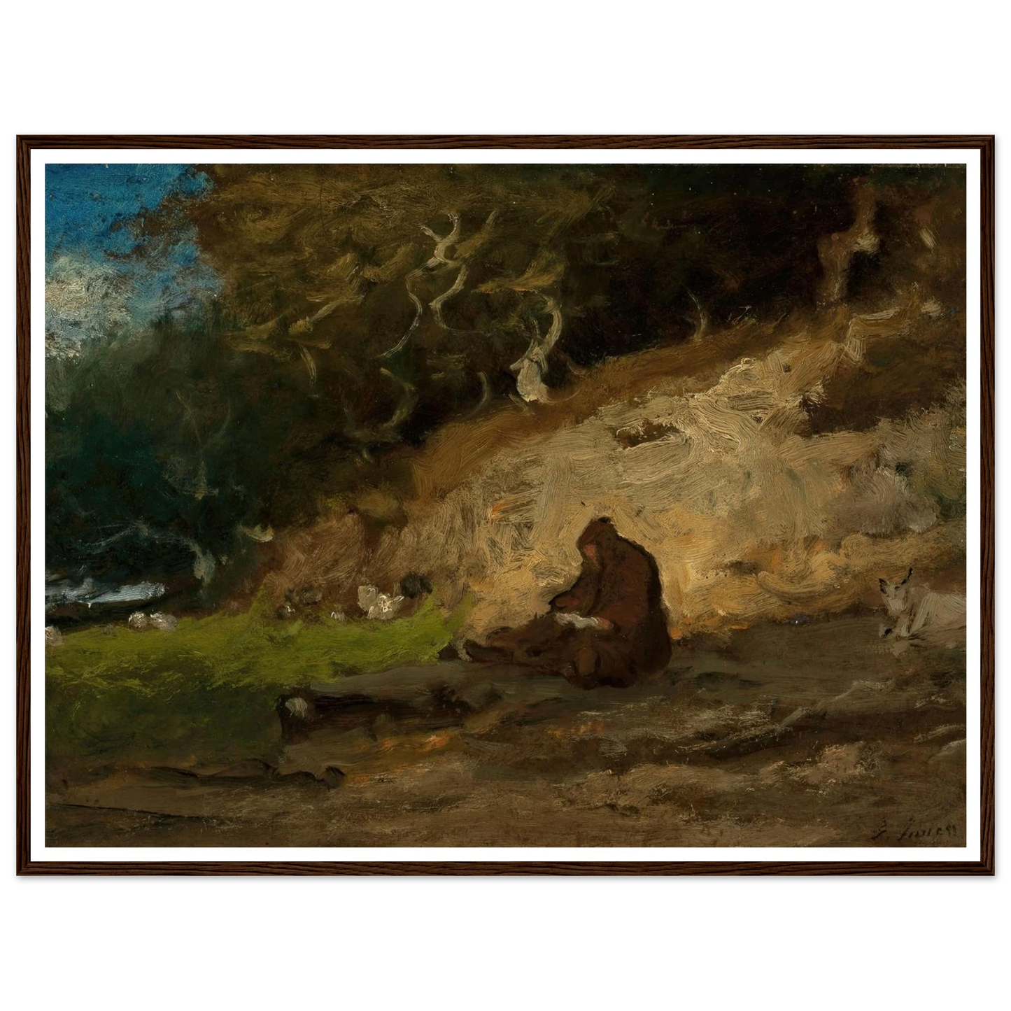 The Hermit (circa 1883-85) Art Print | George Inness-Quipham Collections