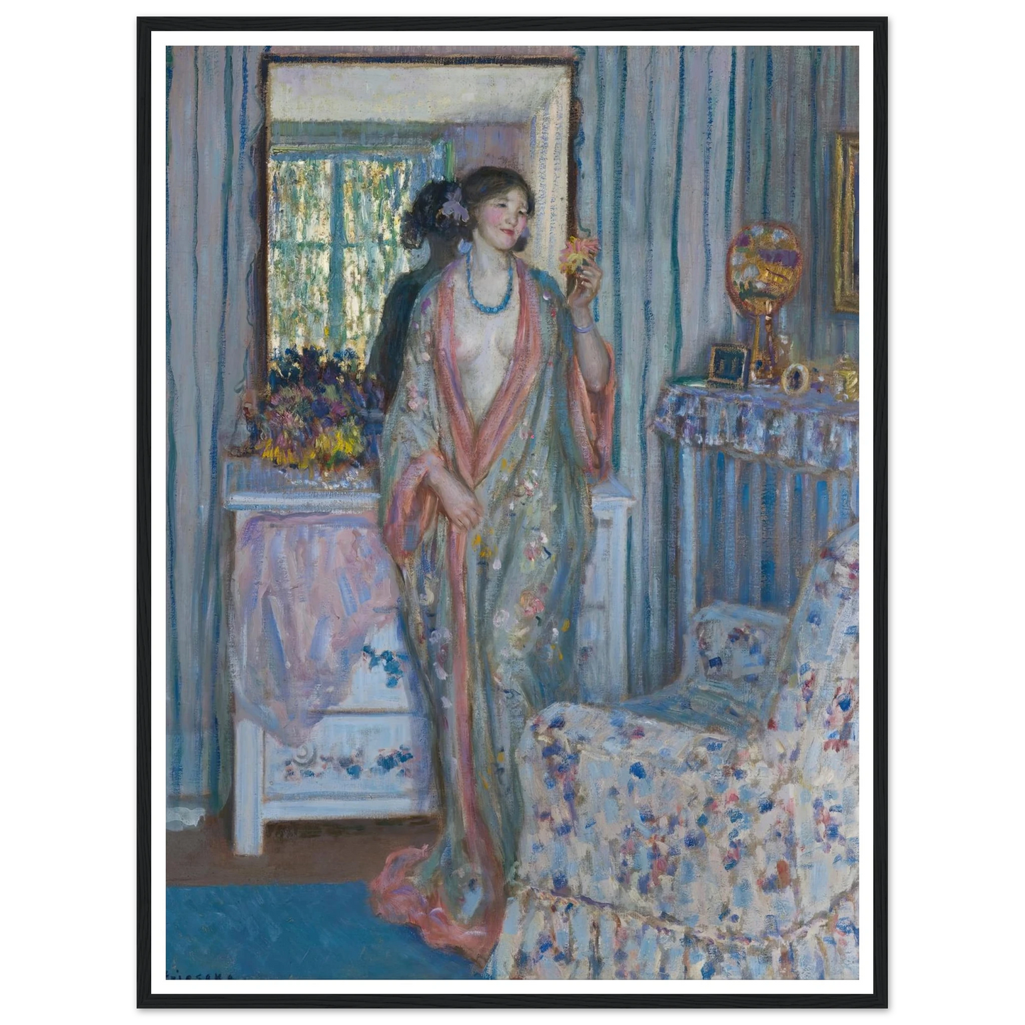 The Robe (1915) Art Print | Frederick Carl Frieseke-Quipham Collections
