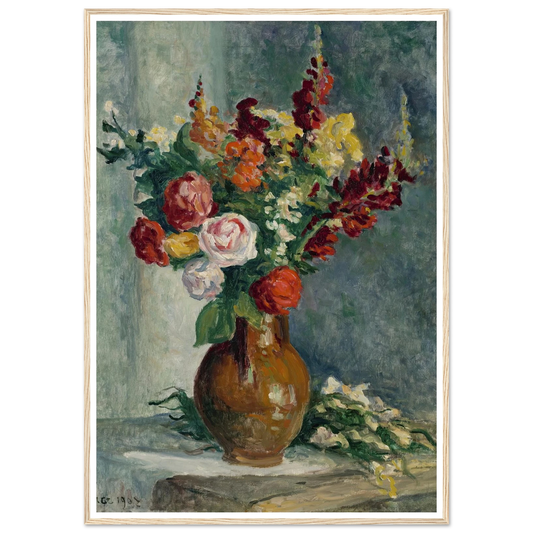 Vase de fleurs (1907) Art Print | Maximilien Luce-Quipham Collections
