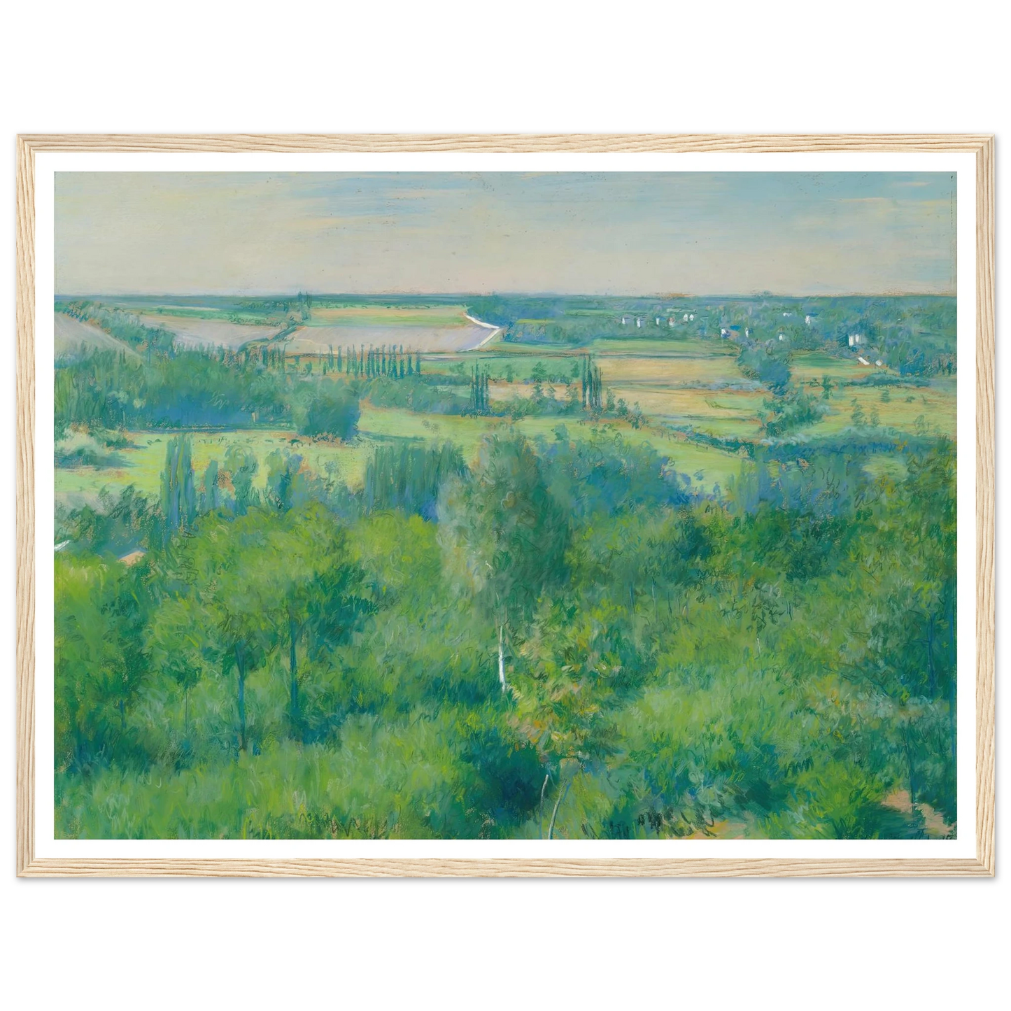 La Vallée De L’yerres (1877) Art Print | Gustave Caillebotte-Quipham Collections