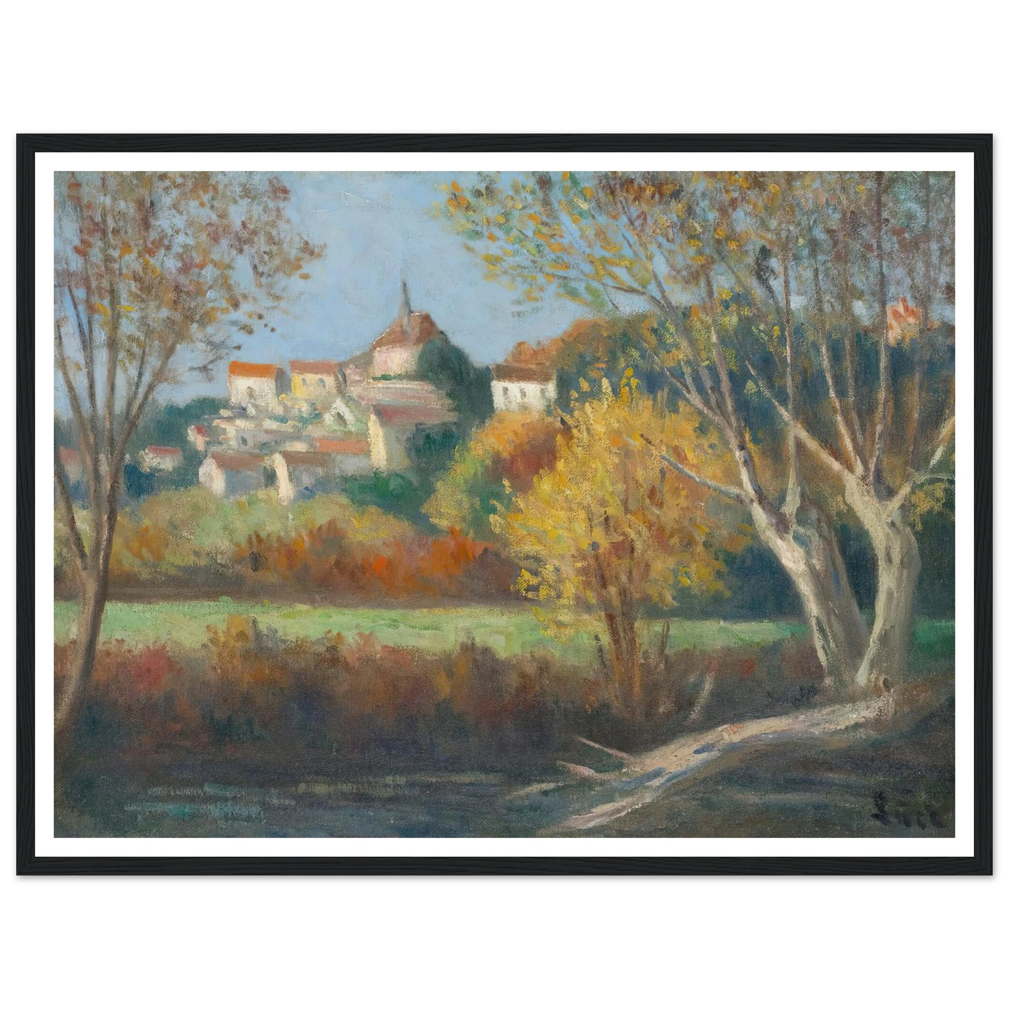 Rolleboise, Le Village Art Print | Maximilien Luce-Quipham Collections