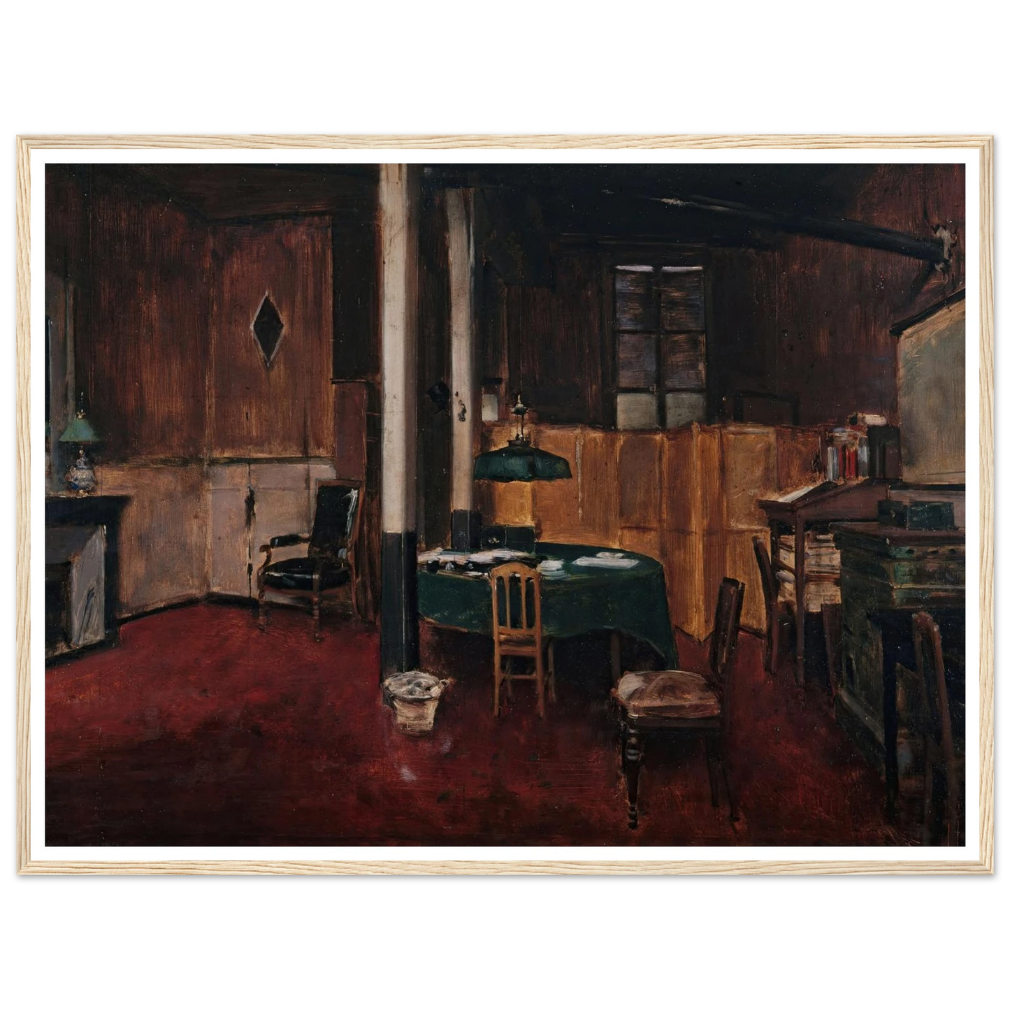 La salle de rédaction du Journal des débats (1889) Art Print | Jean Beraud-Quipham Collections