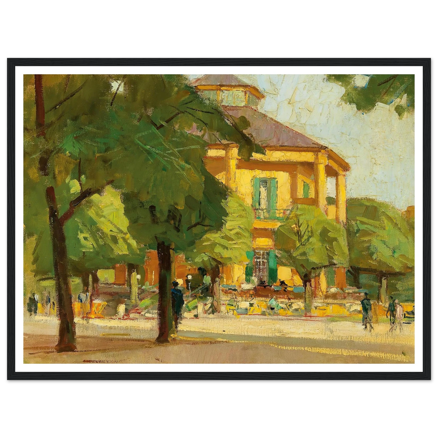 Lusthaus, (Prater, Vienna) (c. 1930) Art Print | Carl Moll-Quipham Collections