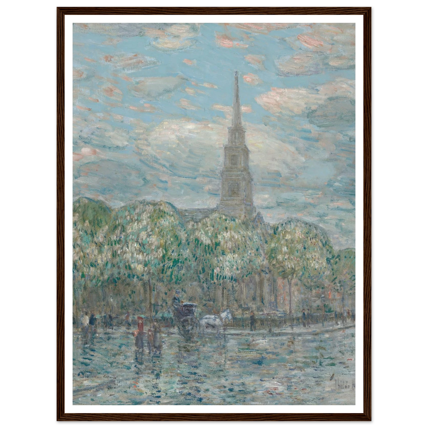 St. Mark’s in the Bowery (1910) Art Print | Childe Hassam-Quipham Collections