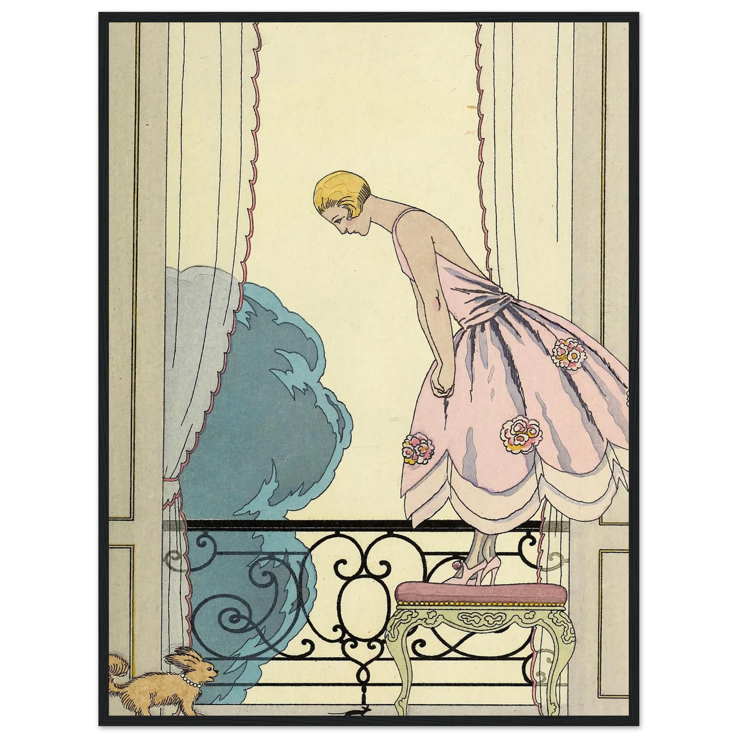 Falbalas et fanfreluches, La Souris (1925) Art Print | George Barbier-Quipham Collections