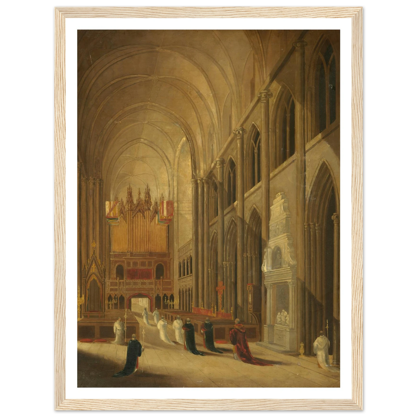 Going to Mass Art Print | David Roberts-Quipham Collections